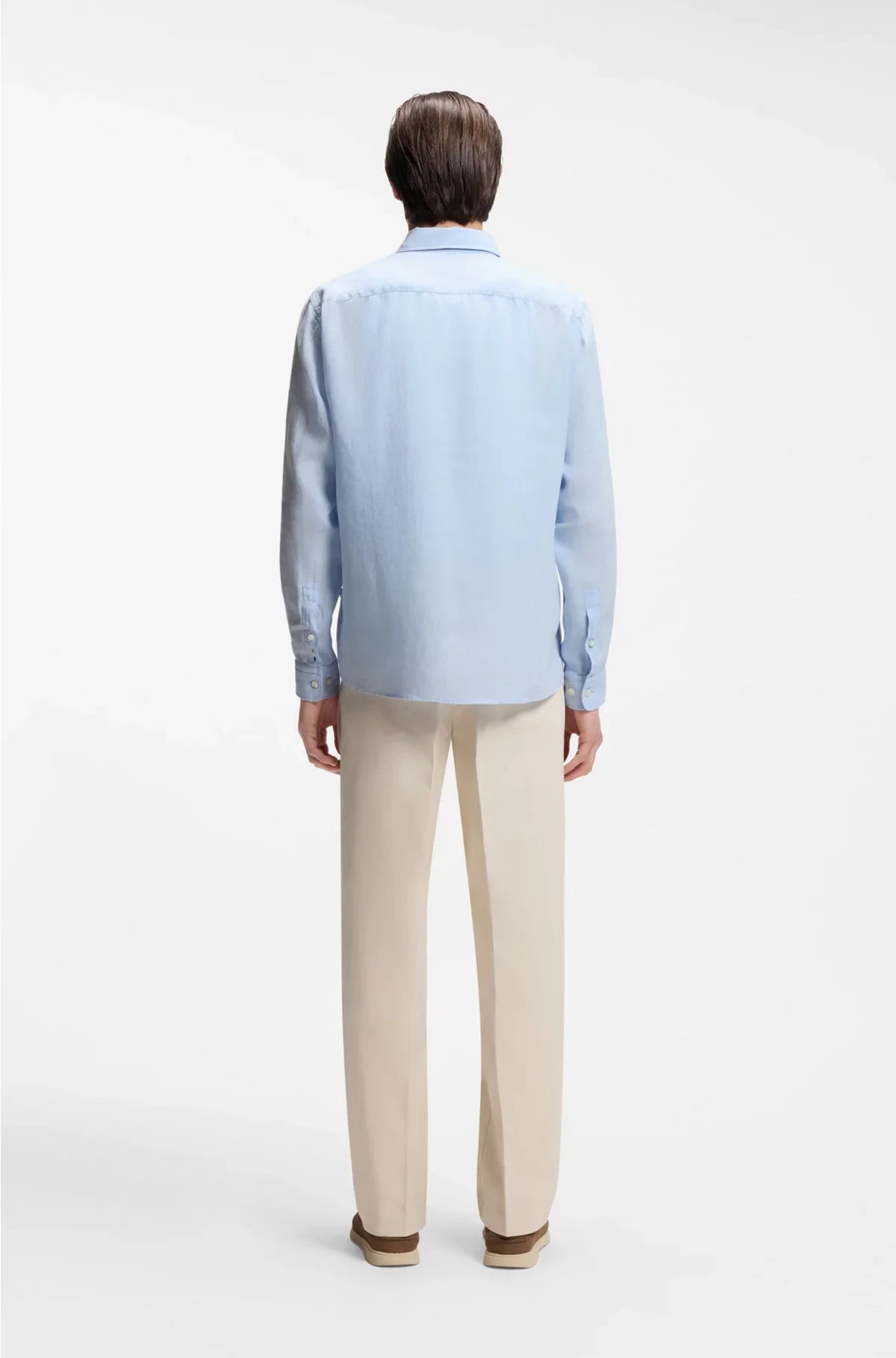 SLIM-FIT SHIRT IN LINEN