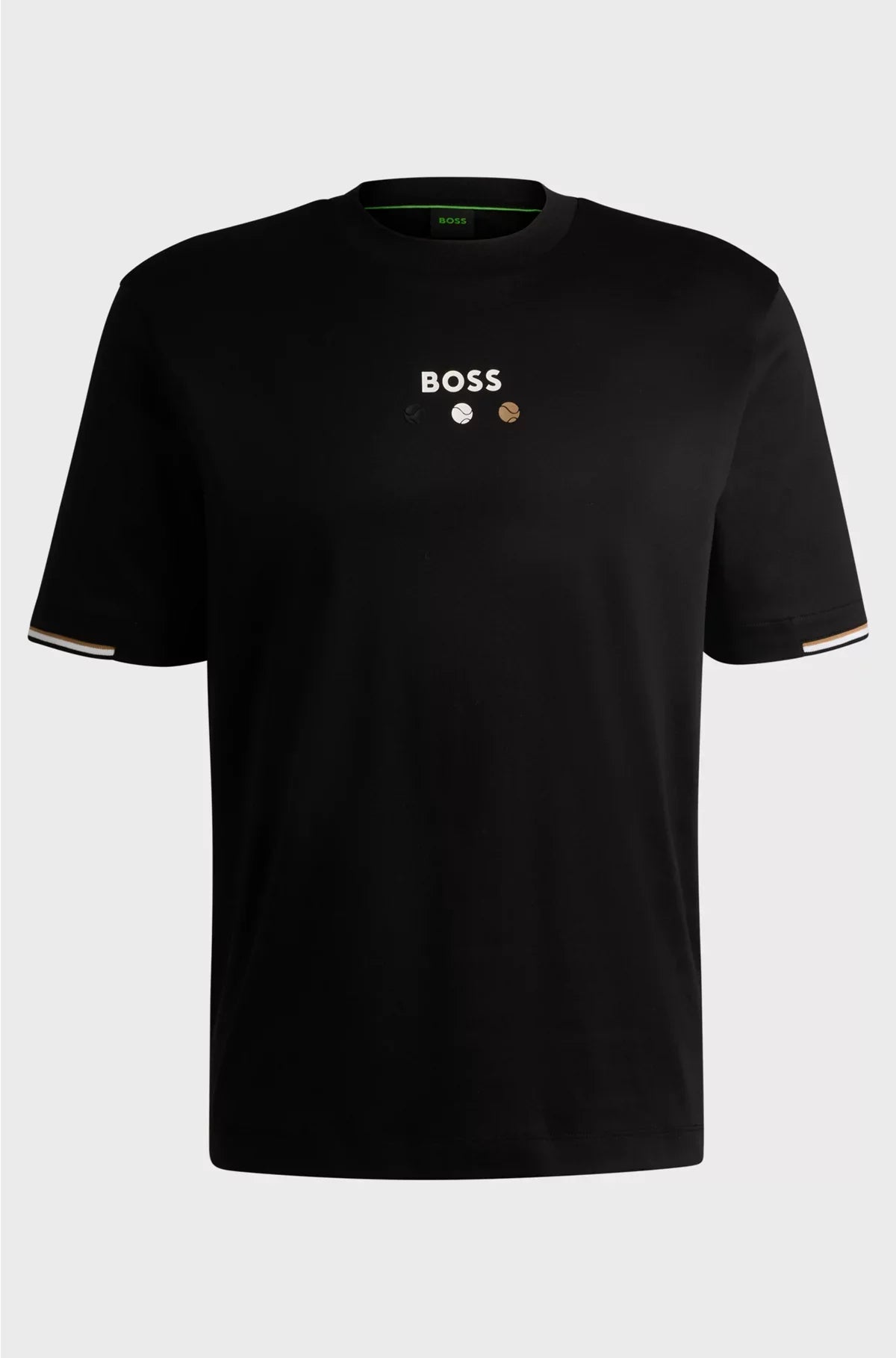 PIMA-COTTON T-SHIRT WITH TENNIS BALL GRAPHICS