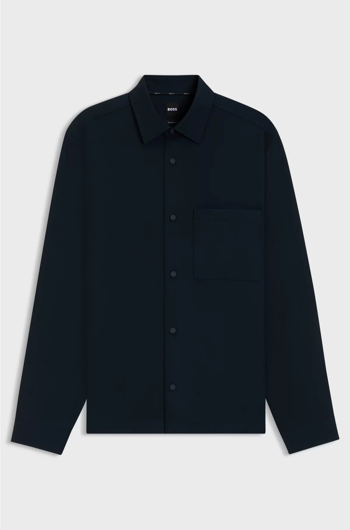 RELAXED-FIT OVERSHIRT IN PERFORMANCE-STRETCH TWILL