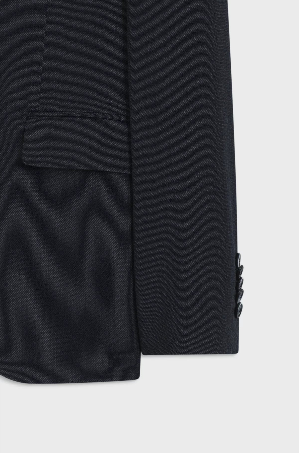ABITO SLIM FIT IN LANA VERGINE E SETA