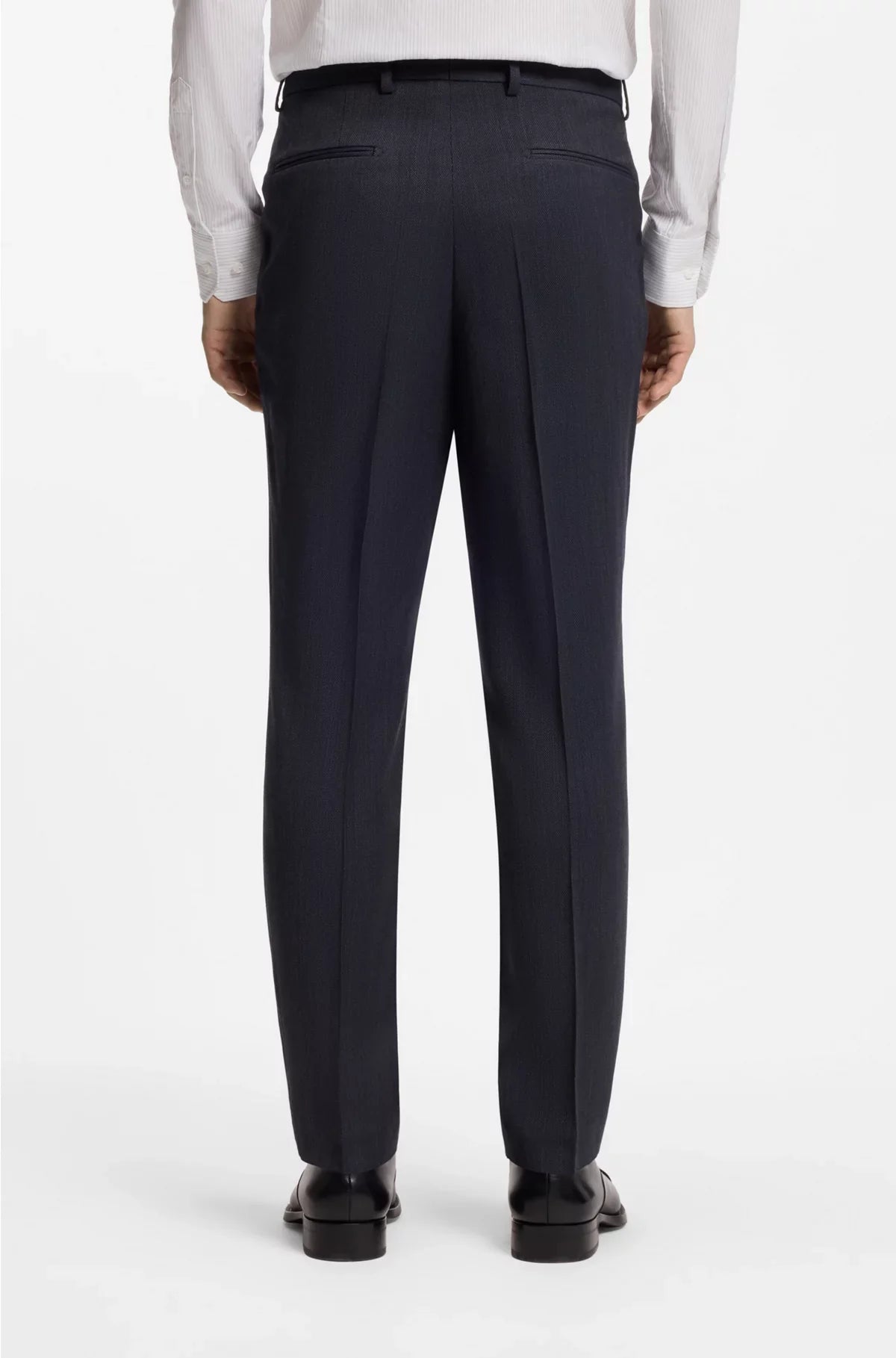 ABITO SLIM FIT IN LANA VERGINE E SETA