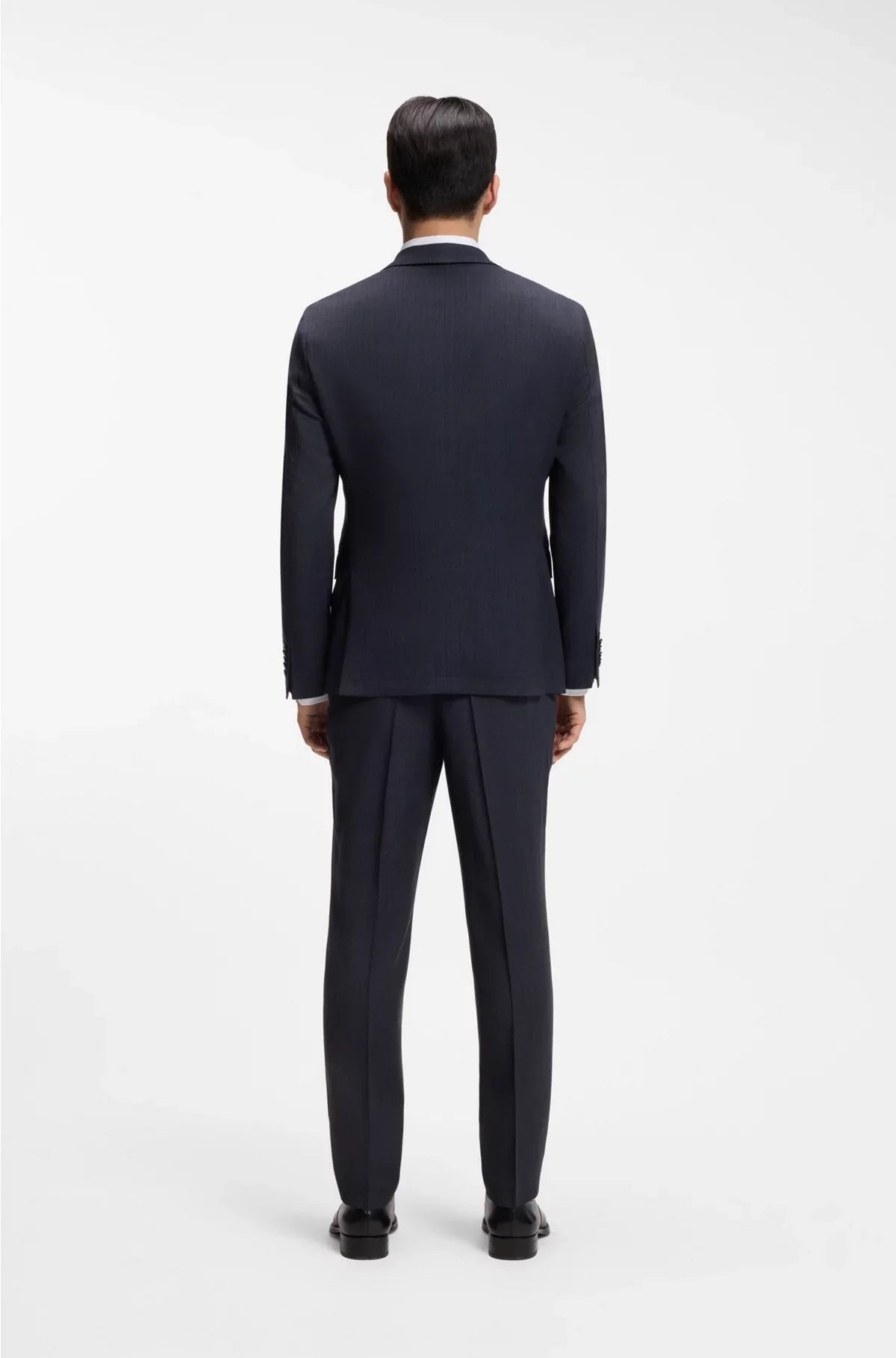 ABITO SLIM FIT IN LANA VERGINE E SETA