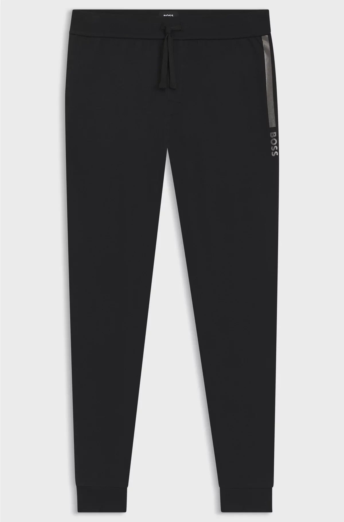 COTTON-TERRY TRACKSUIT BOTTOMS WITH LOGO PRINT
