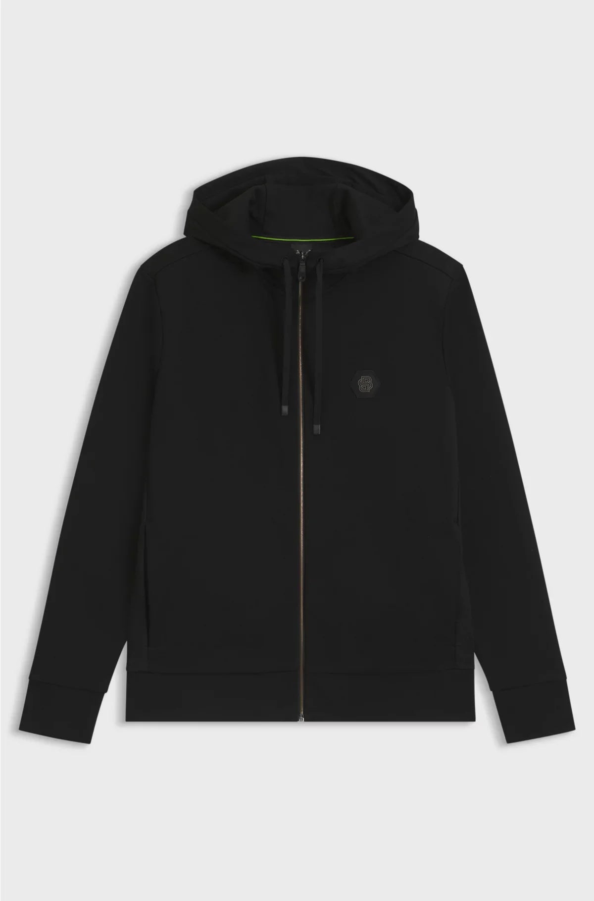 RELAXED-FIT COTTON-BLEND HOODIE WITH DOUBLE B MONOGRAM