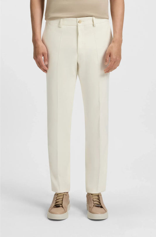 PANTALONI SLIM FIT IN TESSUTO DOPPIO ELASTICIZZATO