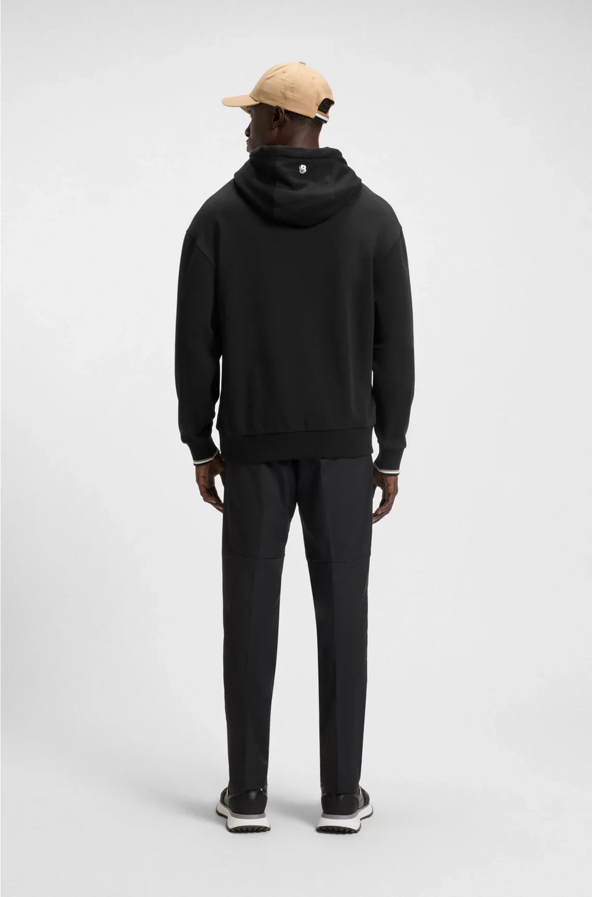 COTTON-TERRY HOODIE WITH TENNIS ARTWORK