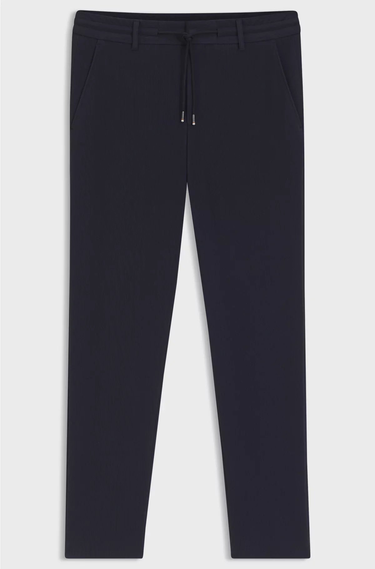 TAPERED-FIT TROUSERS IN A COTTON BLEND