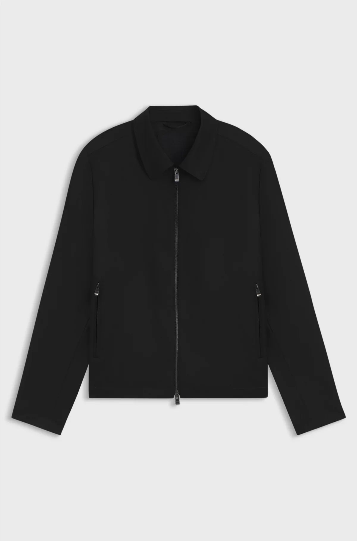 SLIM-FIT JACKET IN VIRGIN-WOOL SERGE