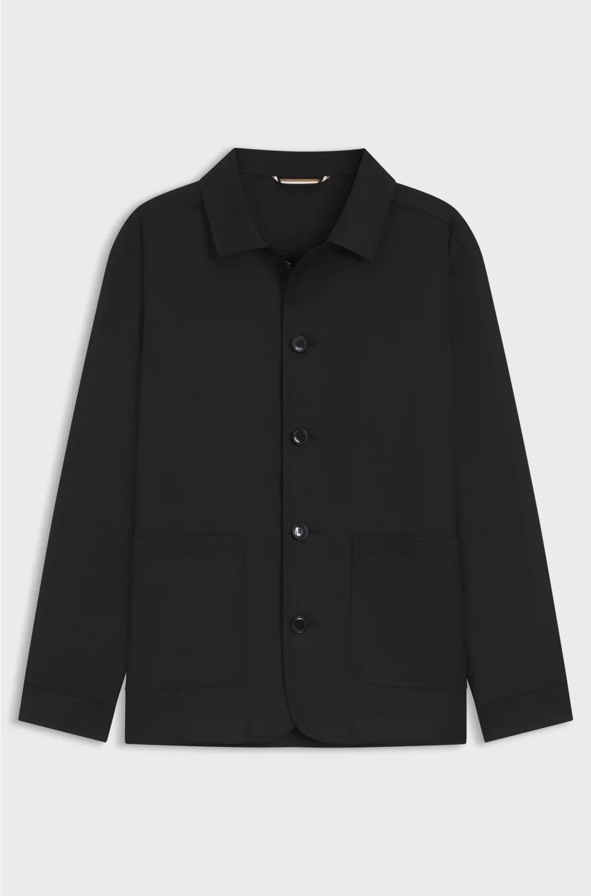 RELAXED-FIT OVERSHIRT IN VIRGIN-WOOL SERGE