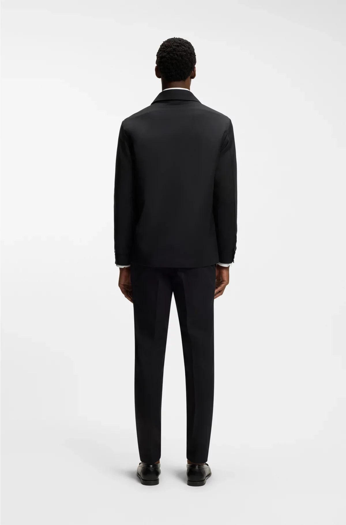 RELAXED-FIT OVERSHIRT IN VIRGIN-WOOL SERGE