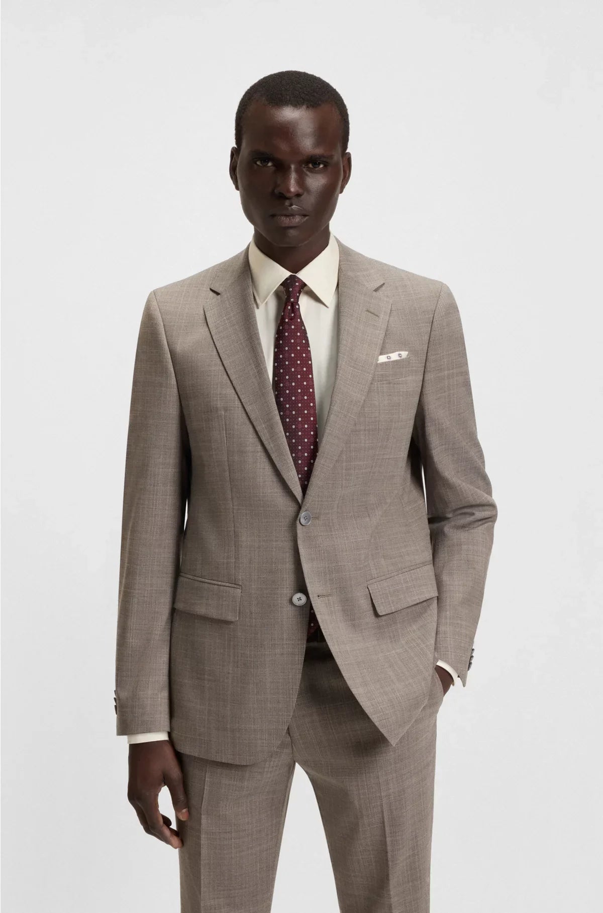 POCKET SQUARE WITH PRINT AND LOGO