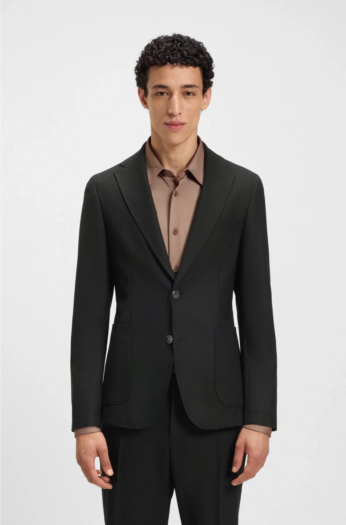 GIACCA SLIM-FIT IN TESSUTO ELASTICIZZATO LAVABILE IN LAVATRICE