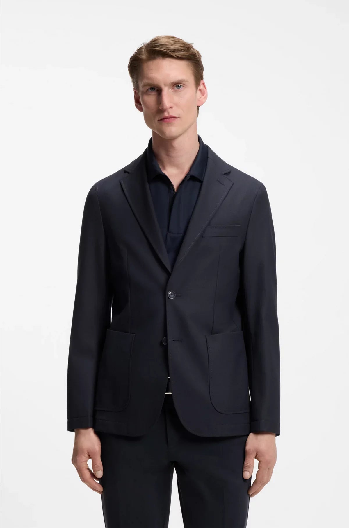 GIACCA SLIM-FIT IN TESSUTO ELASTICIZZATO LAVABILE IN LAVATRICE