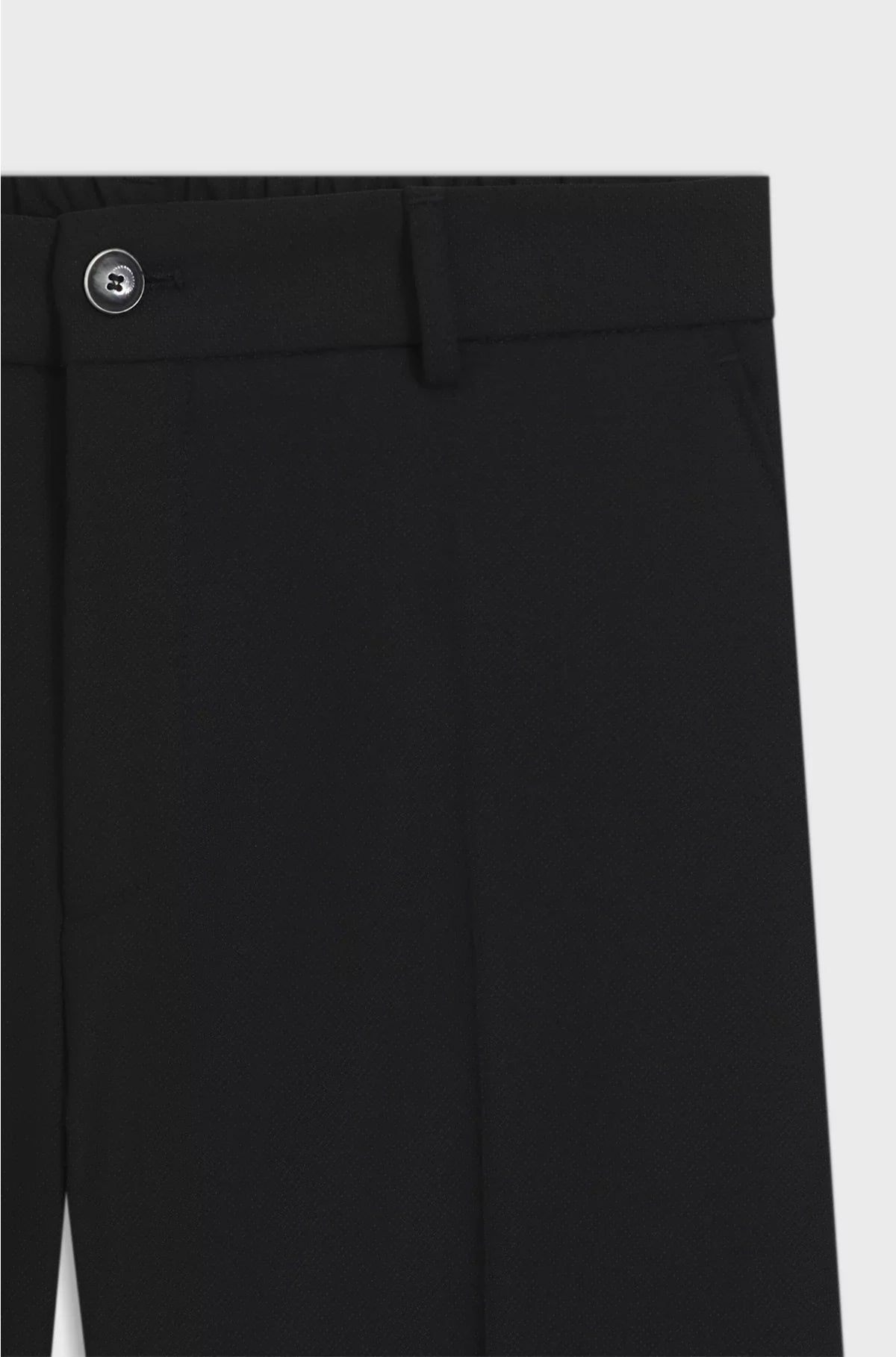 TAPERED-FIT TROUSERS IN MACHINE-WASHABLE STRETCH FABRIC