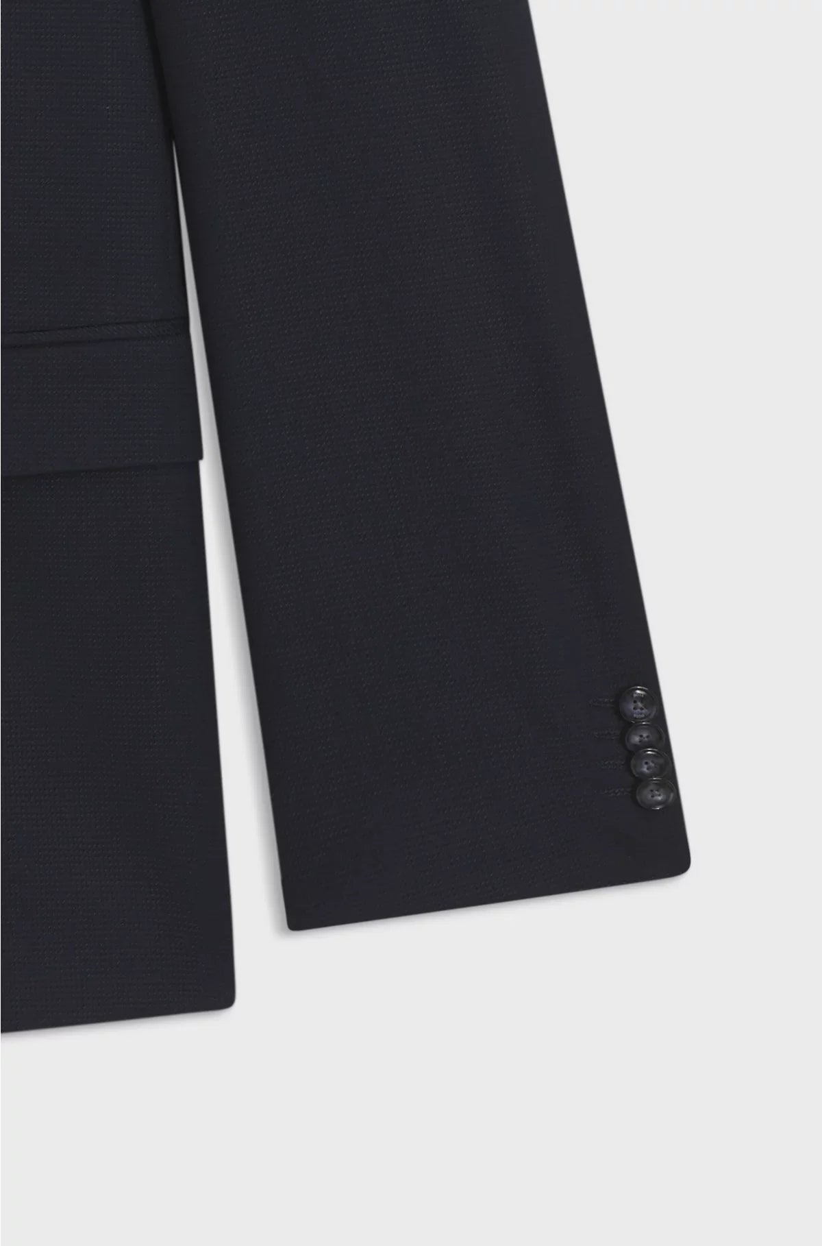 ABITO SLIM-FIT IN LANA VERGINE, COTONE E STRETCH