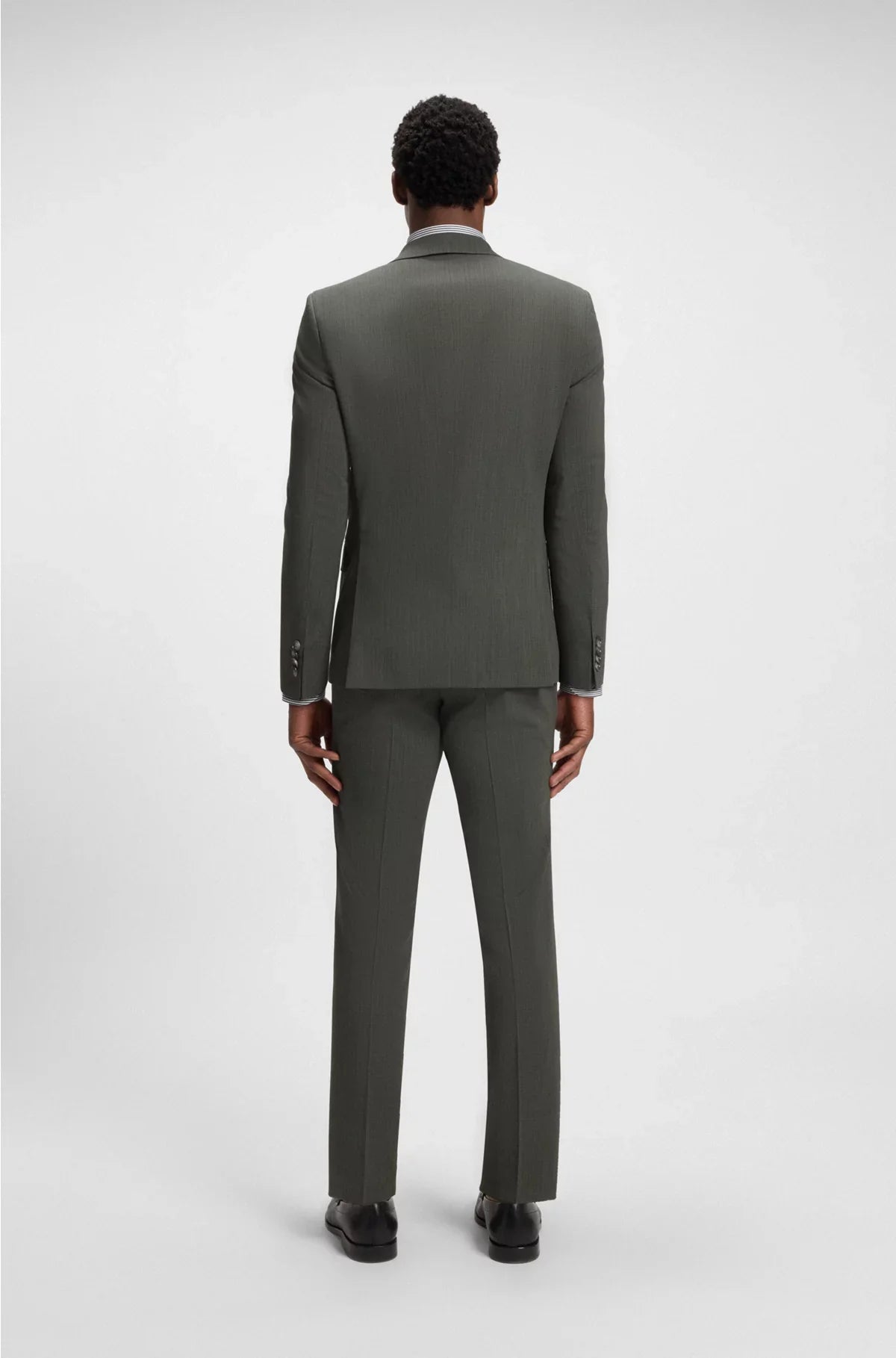 SLIM-FIT SUIT INMICRO-PATTERNED STRETCH FABRIC