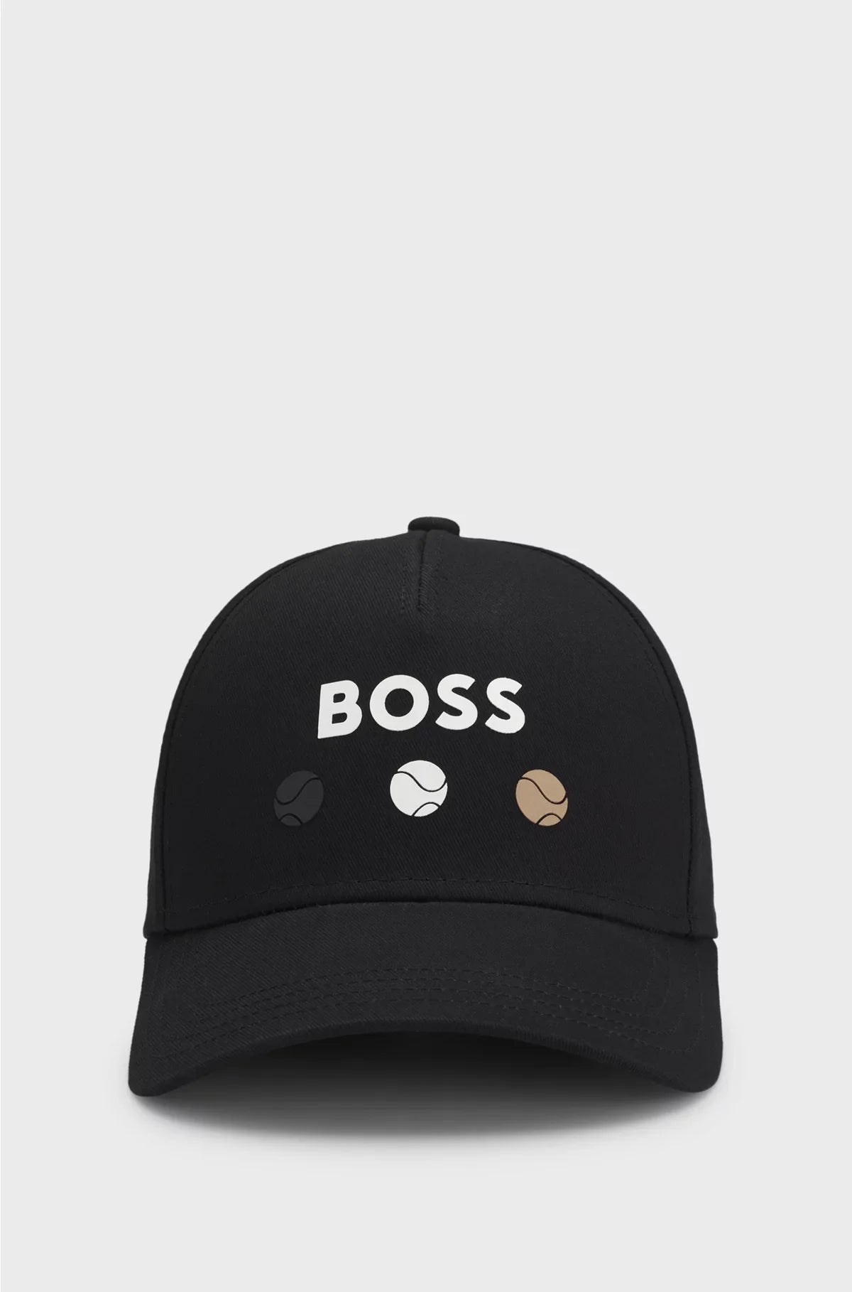 COTTON-TWILL CAP WITH TENNIS ARTWORK