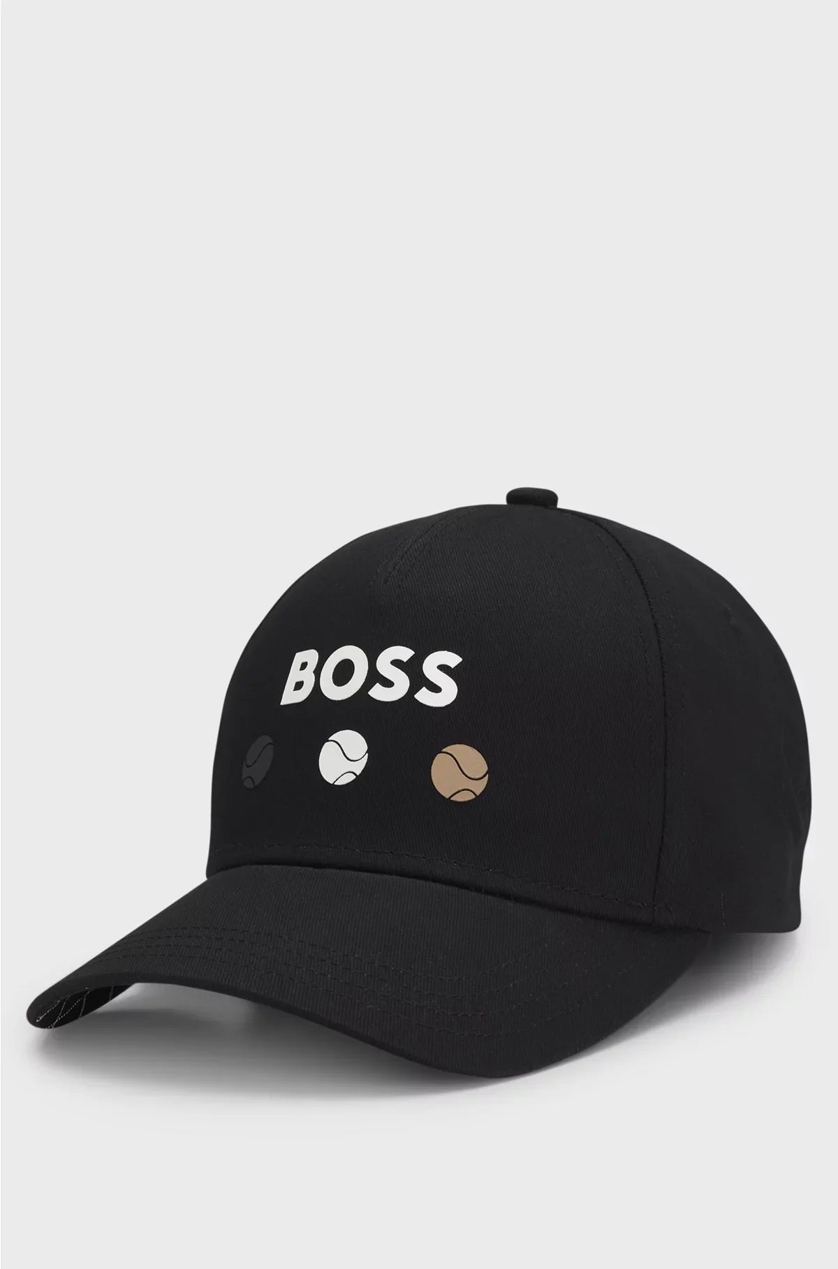 COTTON-TWILL CAP WITH TENNIS ARTWORK