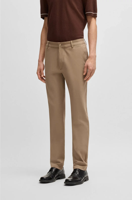MODERN-FIT TROUSERS IN A STRETCH-COTTON BLEND