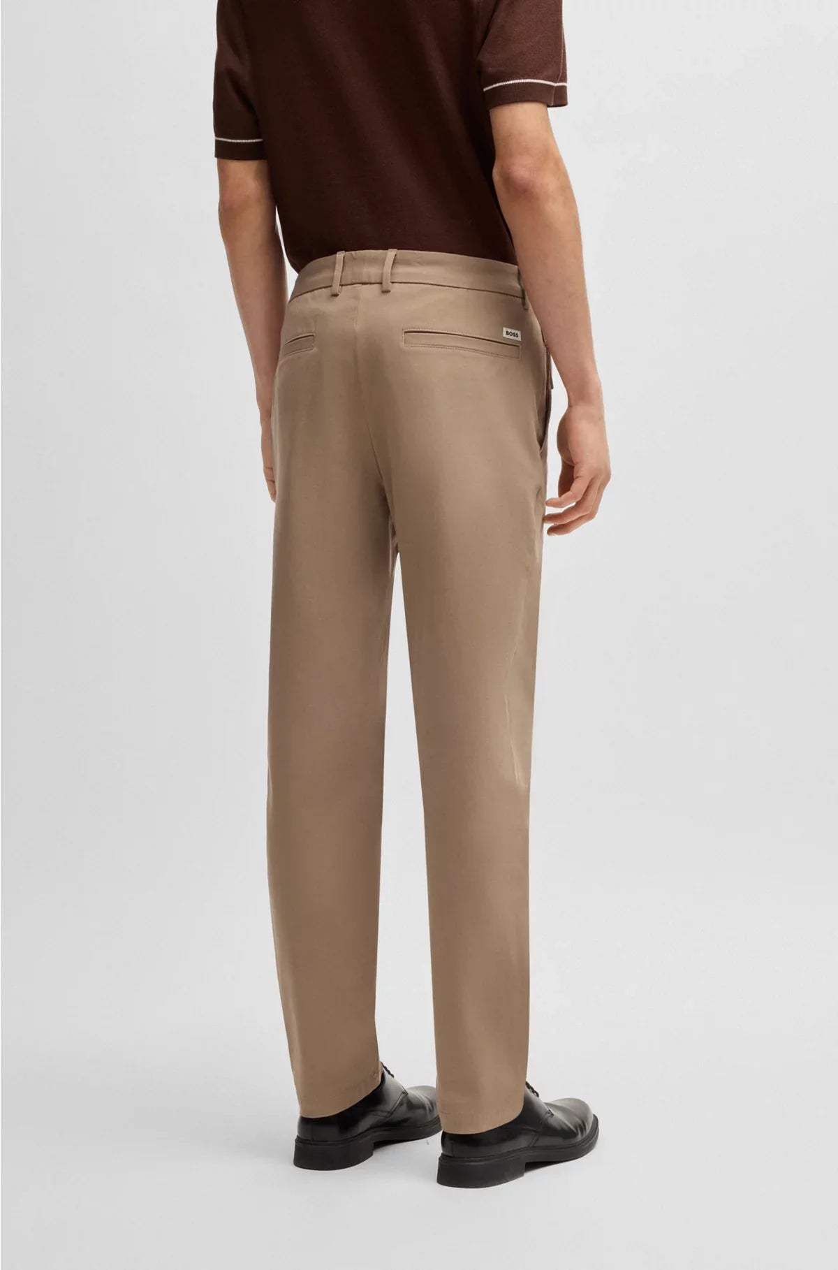MODERN-FIT TROUSERS IN A STRETCH-COTTON BLEND