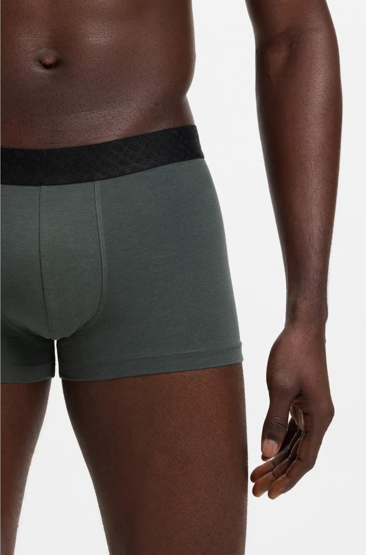 THREE-PACK OF COTTON-BLEND TRUNKS