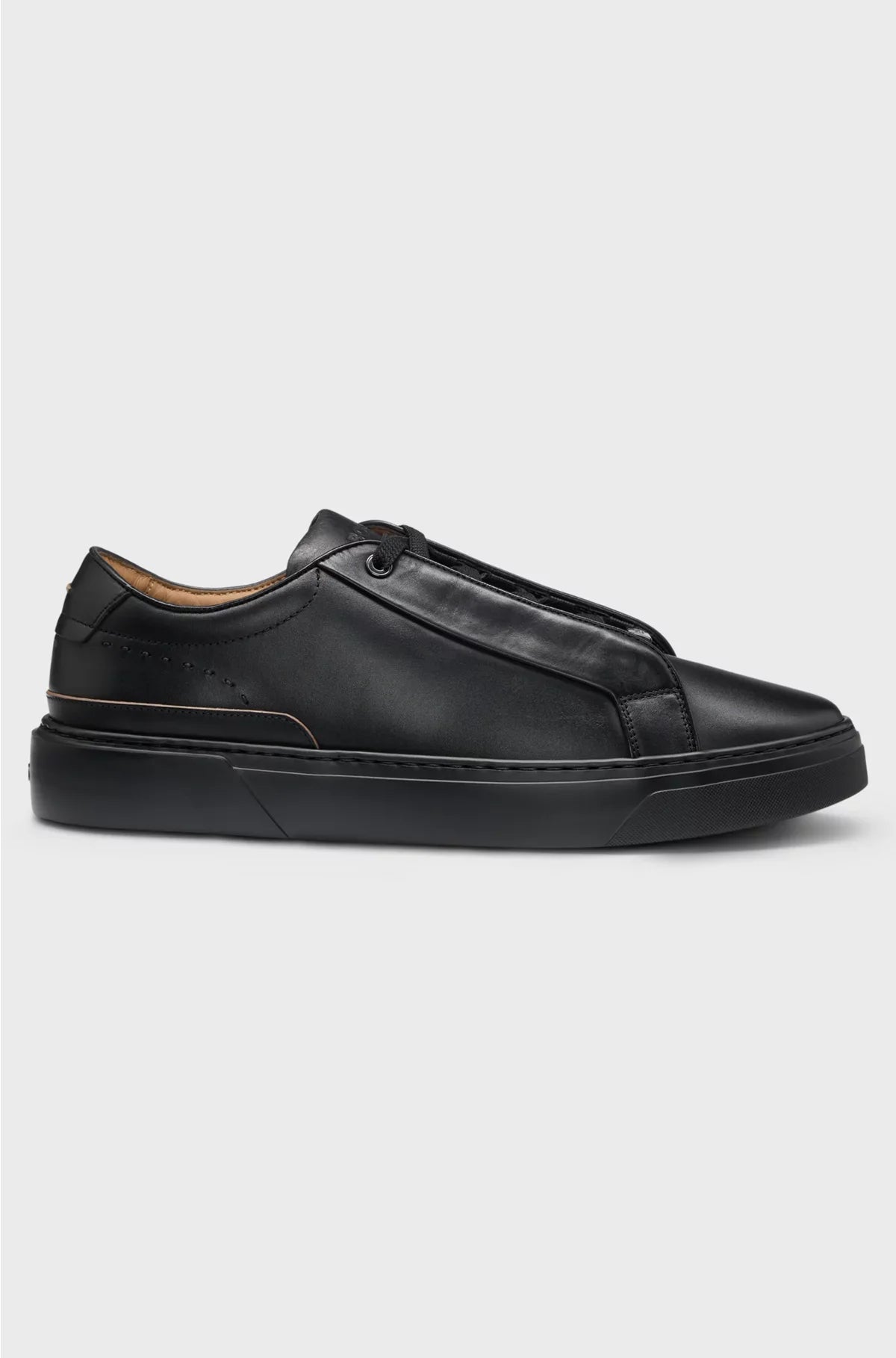 GARY SNEAKERS IN PELLE CON LACCI NASCOSTI