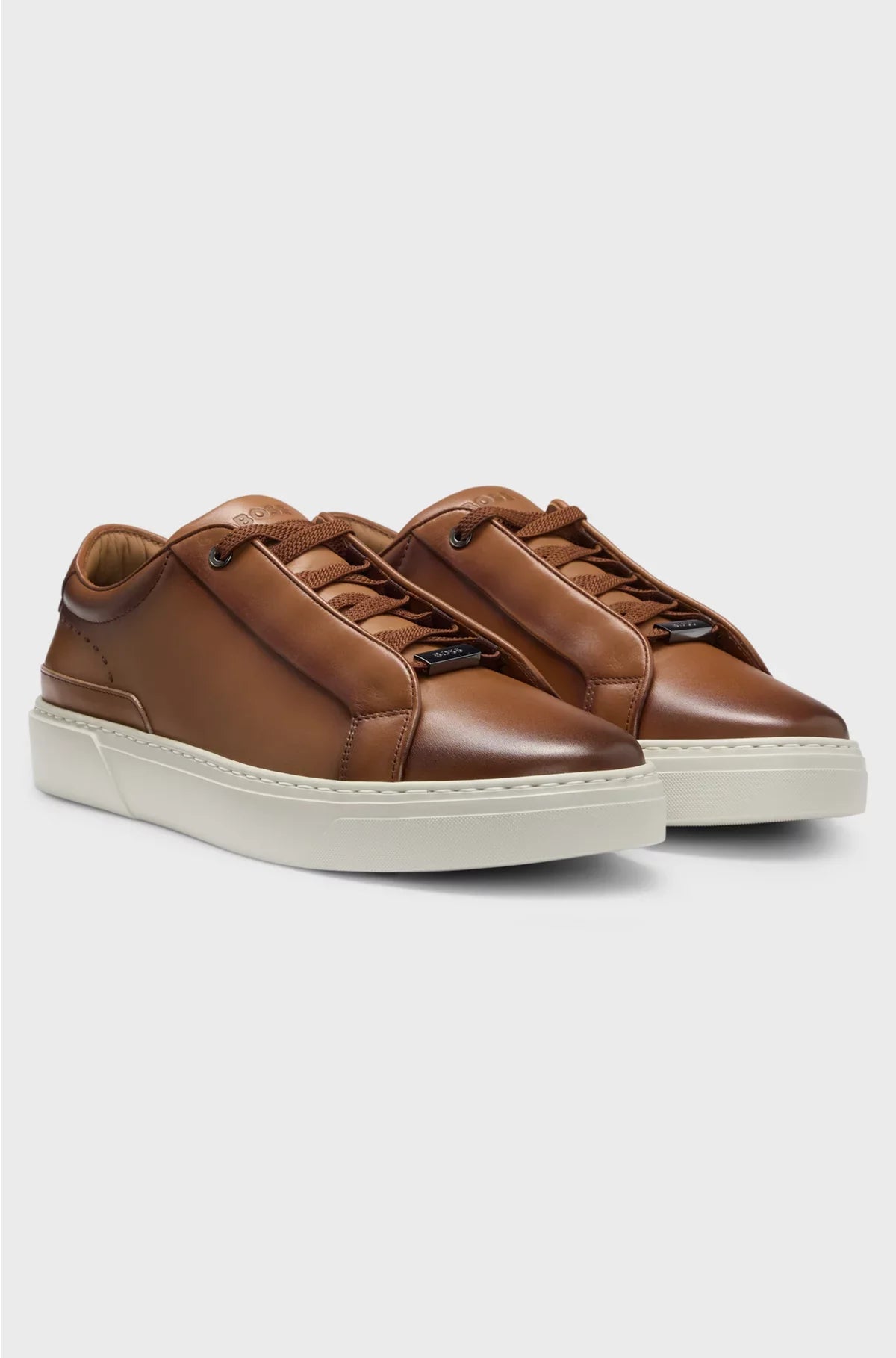 GARY SNEAKERS IN PELLE CON LACCI NASCOSTI