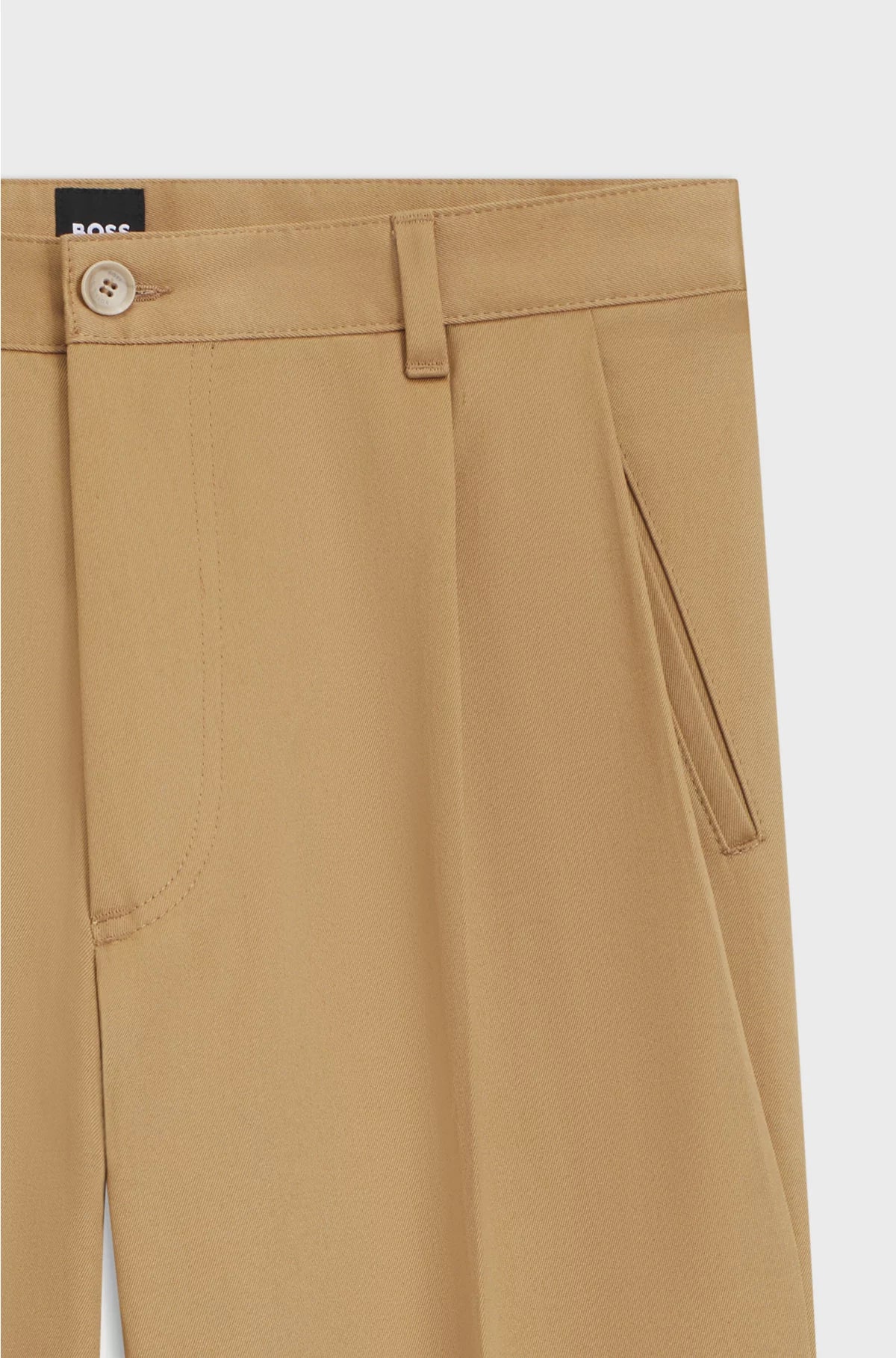 PANTALONI RELAXED FIT IN TWILL DI COTONE