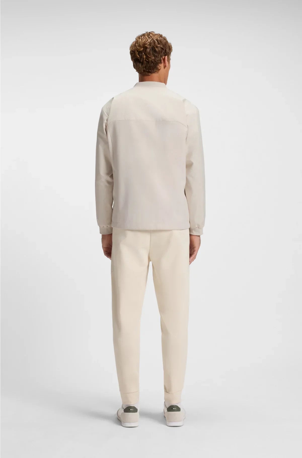 WATER-REPELLENT BOMBER JACKET WITH DOUBLE B MONOGRAM JACQUARD
