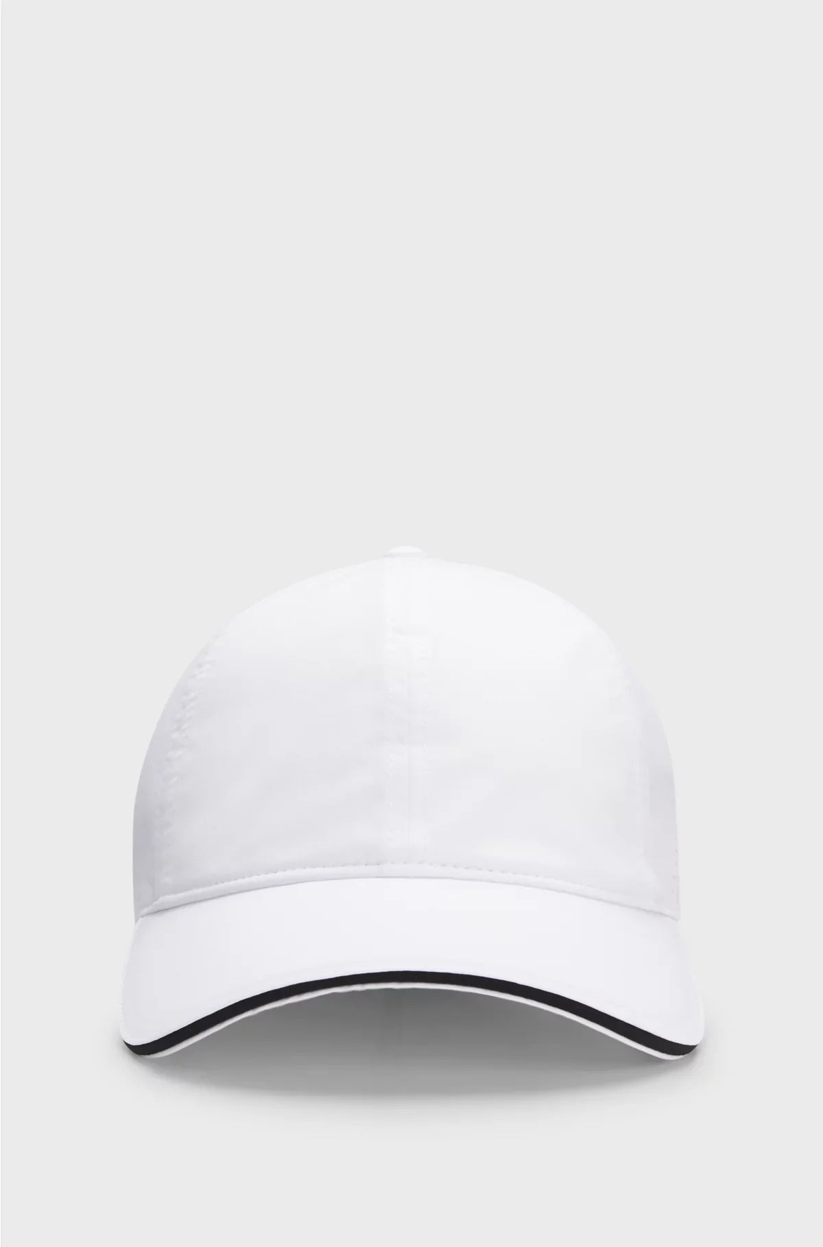STRETCH-NYLON CAP WITH GLOSS LOGO