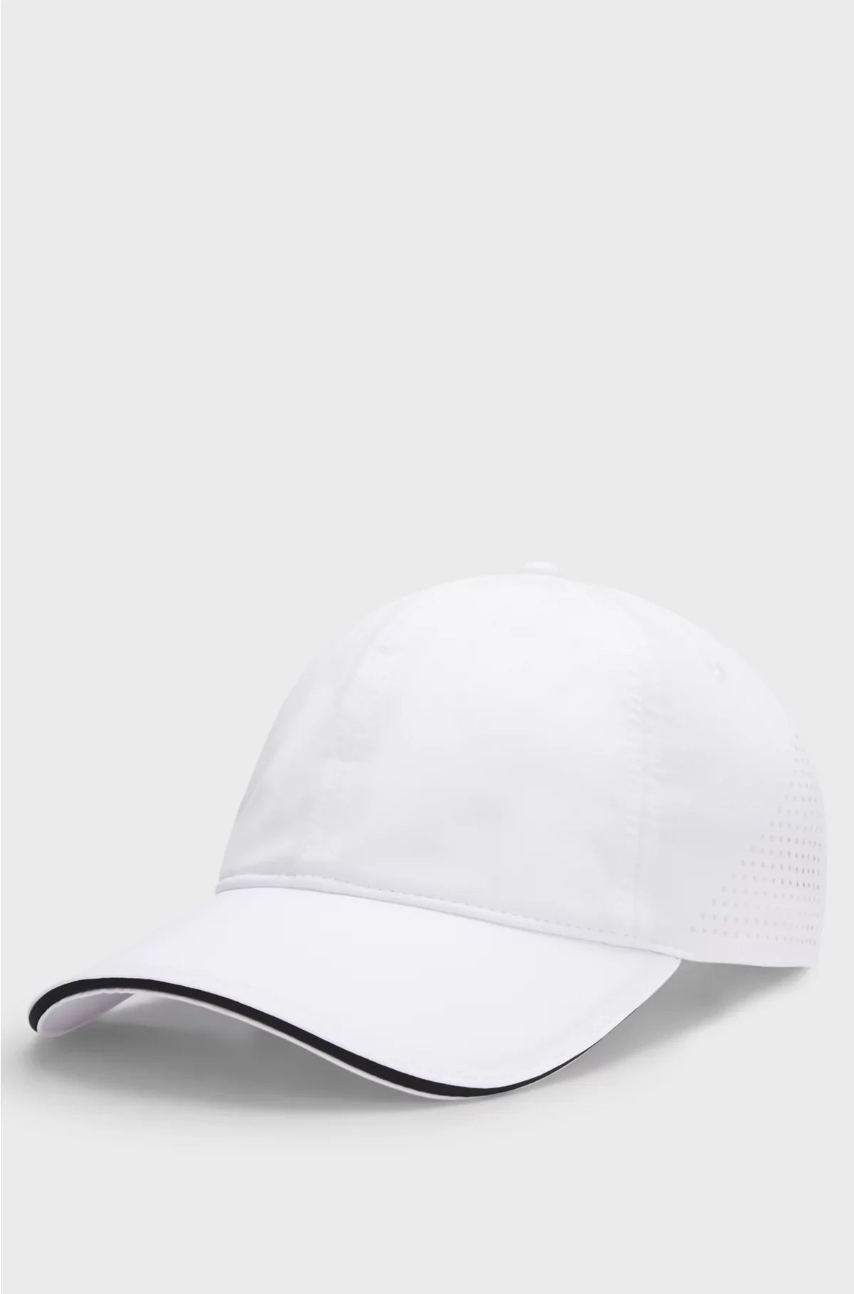 STRETCH-NYLON CAP WITH GLOSS LOGO