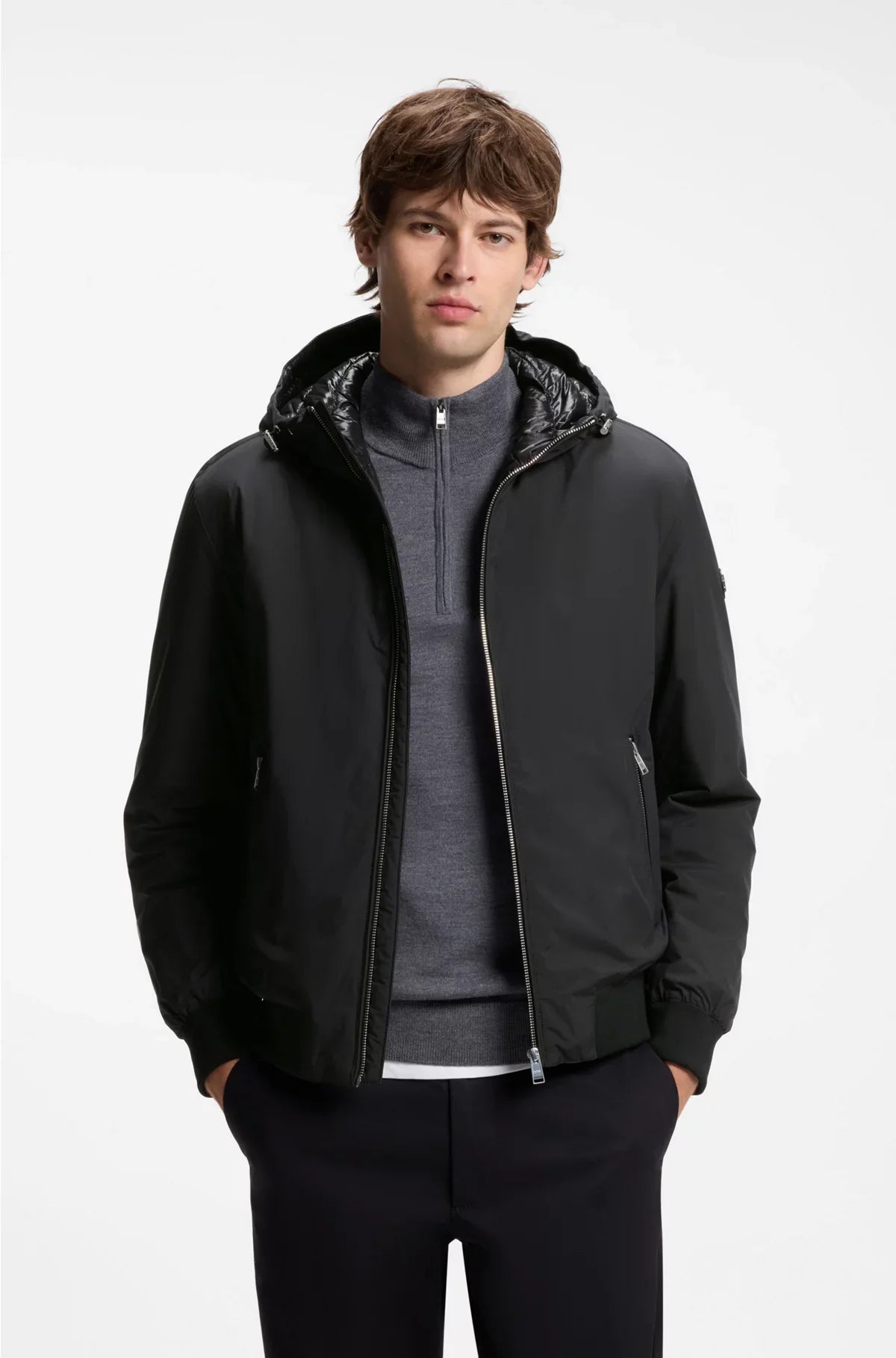 WATER-REPELLENT JACKET WITH DOWN FILLING