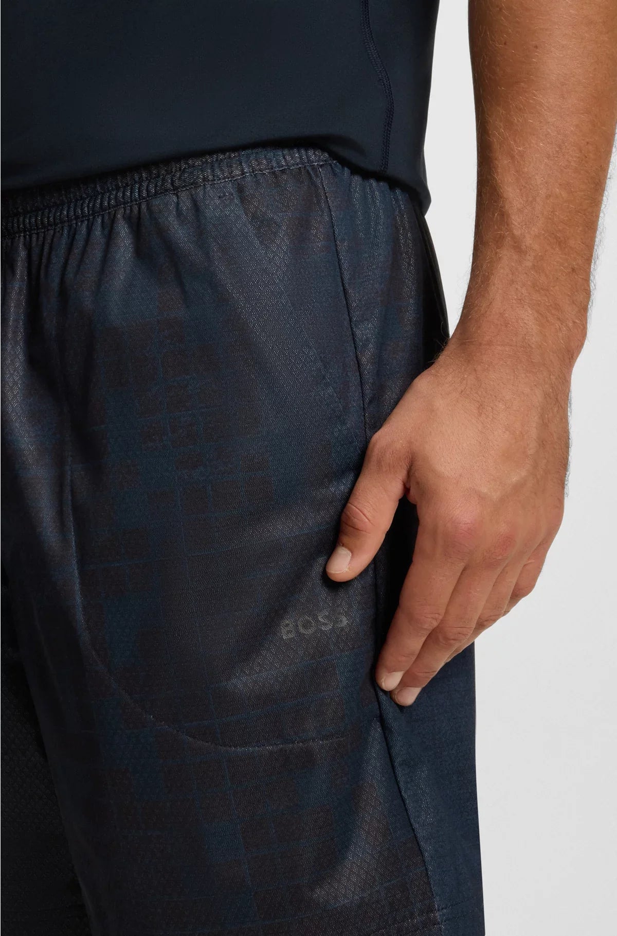 ACTIVE SHORTS WITH ALL-OVER PRINT
