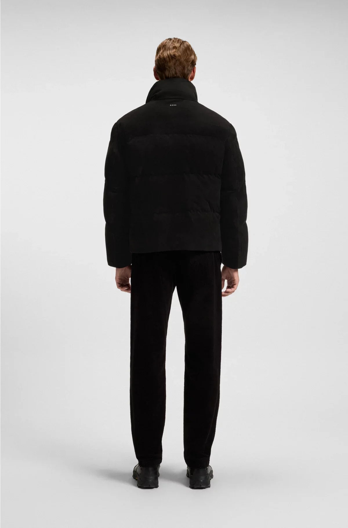 RELAXED-FIT JACKET IN WATERPROOF SUEDE