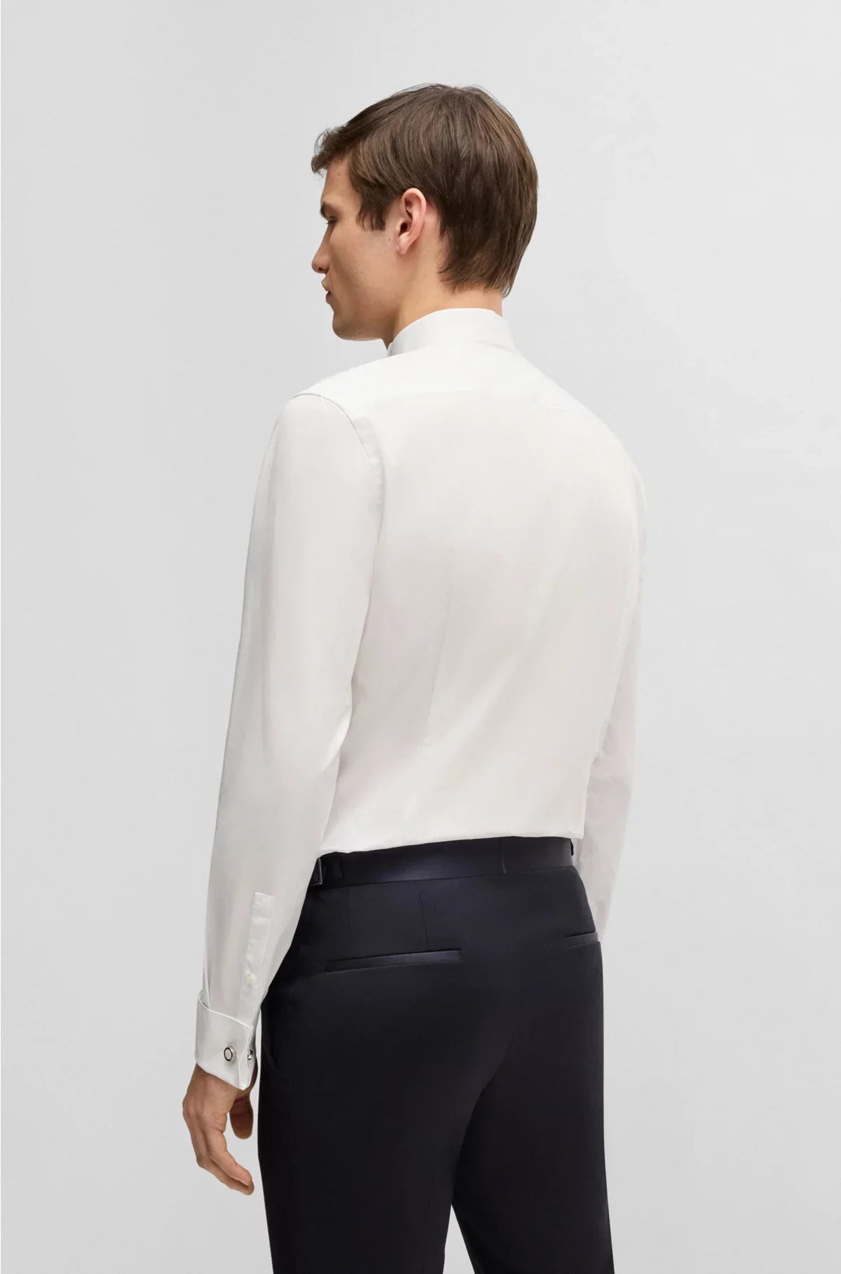 SLIM-FIT DRESS SHIRT IN EASY-IRON COTTON POPLIN