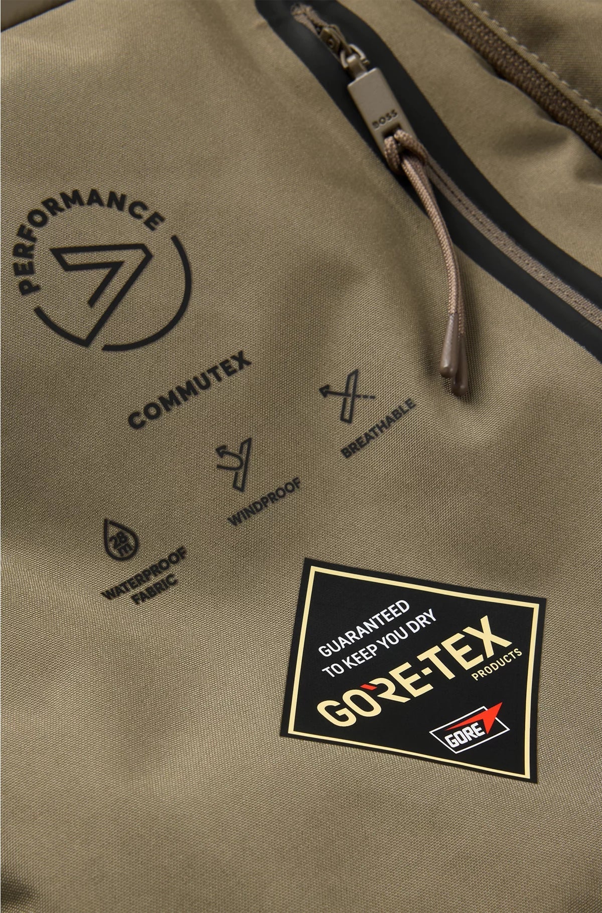 GORE-TEX? WATERPROOF COAT WITH DETACHABLE BIB