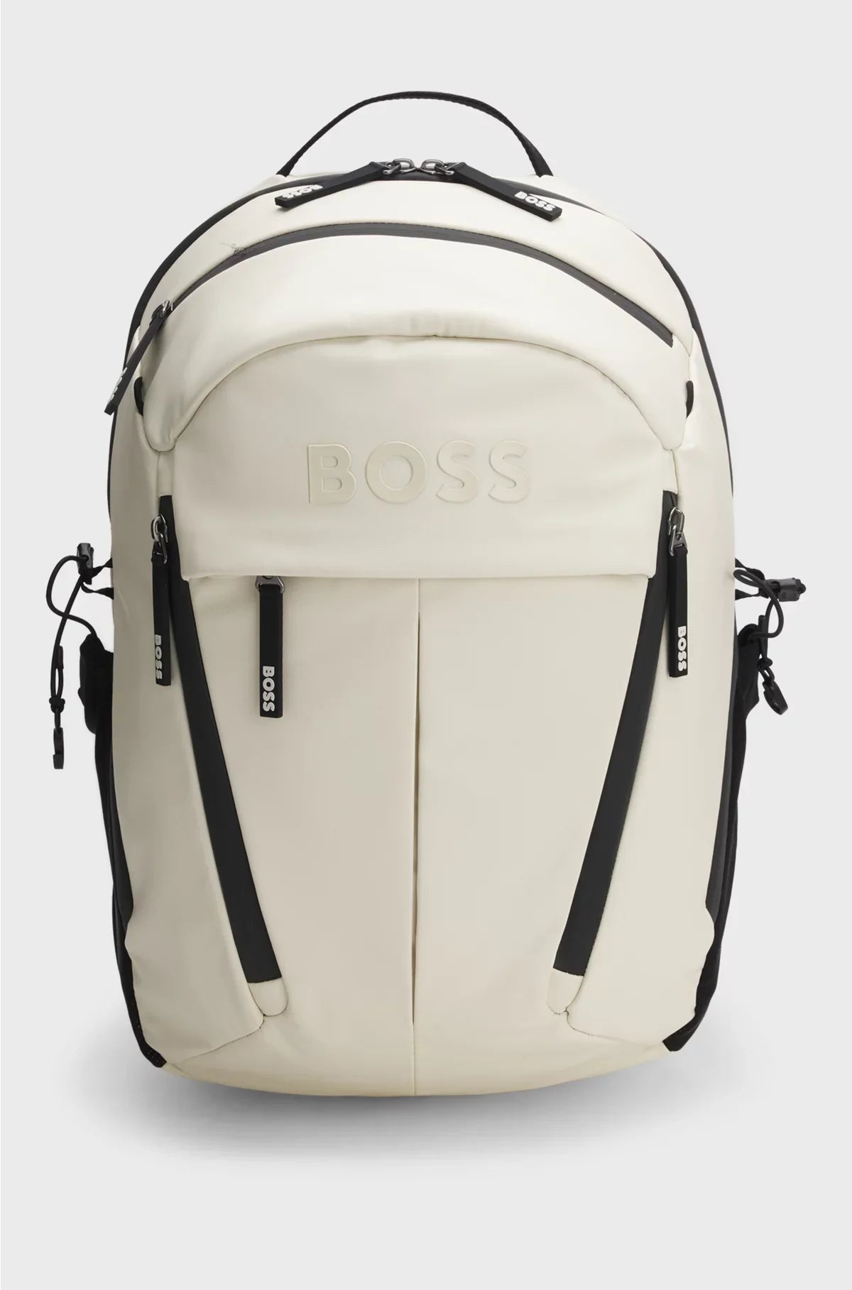 FAUX-LEATHER BACKPACK WITH LOGO DETAIL