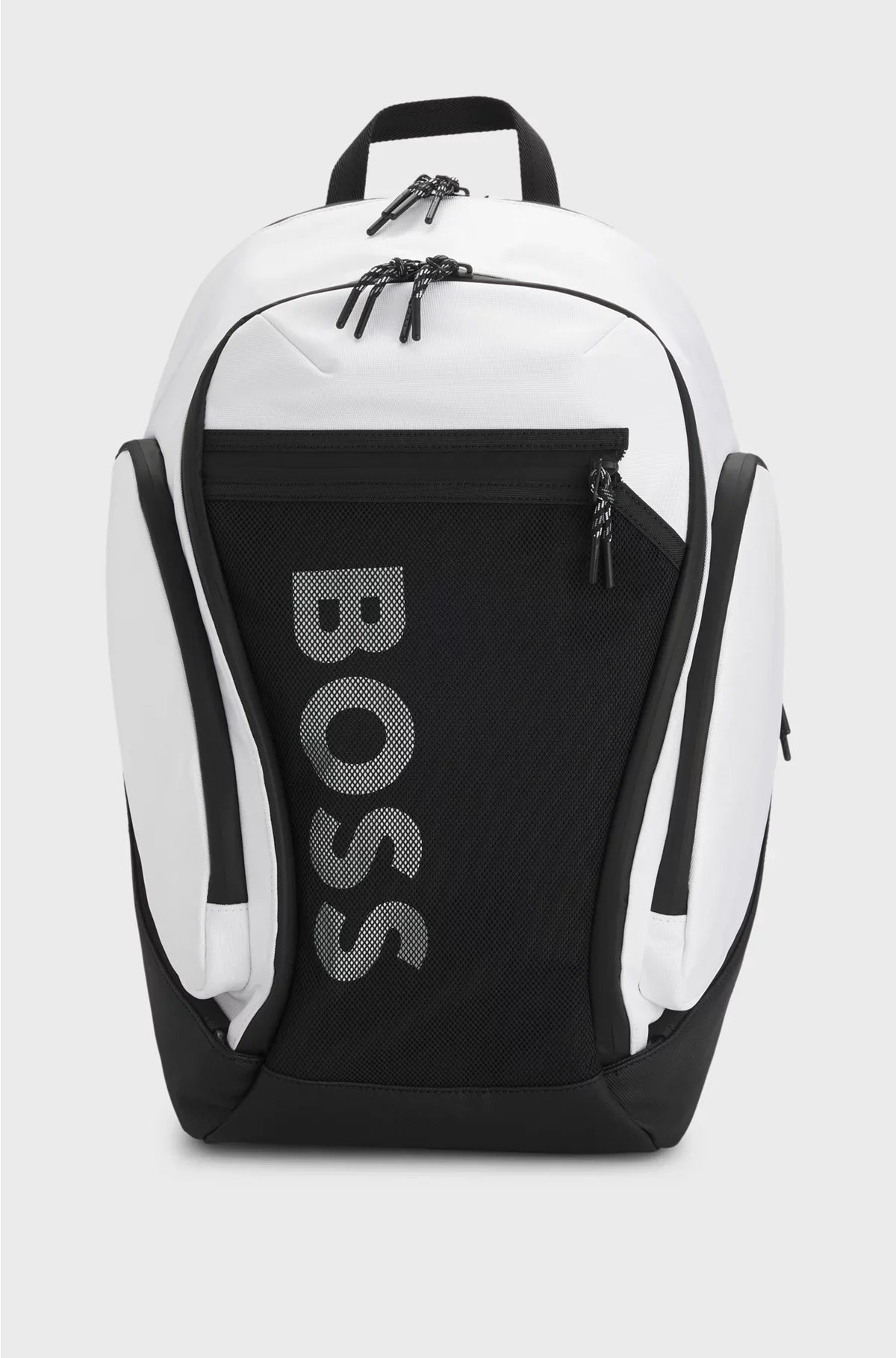 LOGO BACKPACK WITH MESH FRONT POCKET