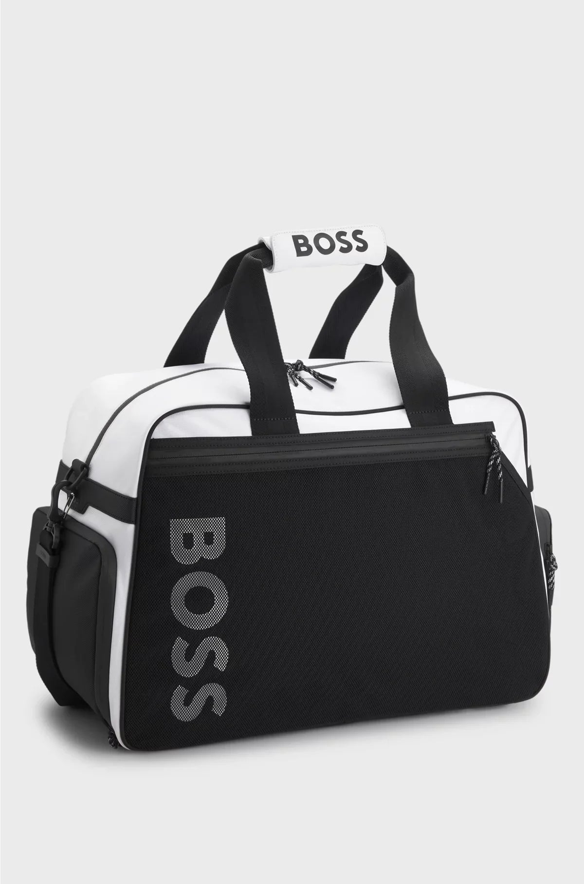 BORSONE COLOUR-BLOCK CON LOGO RIFLETTENTE