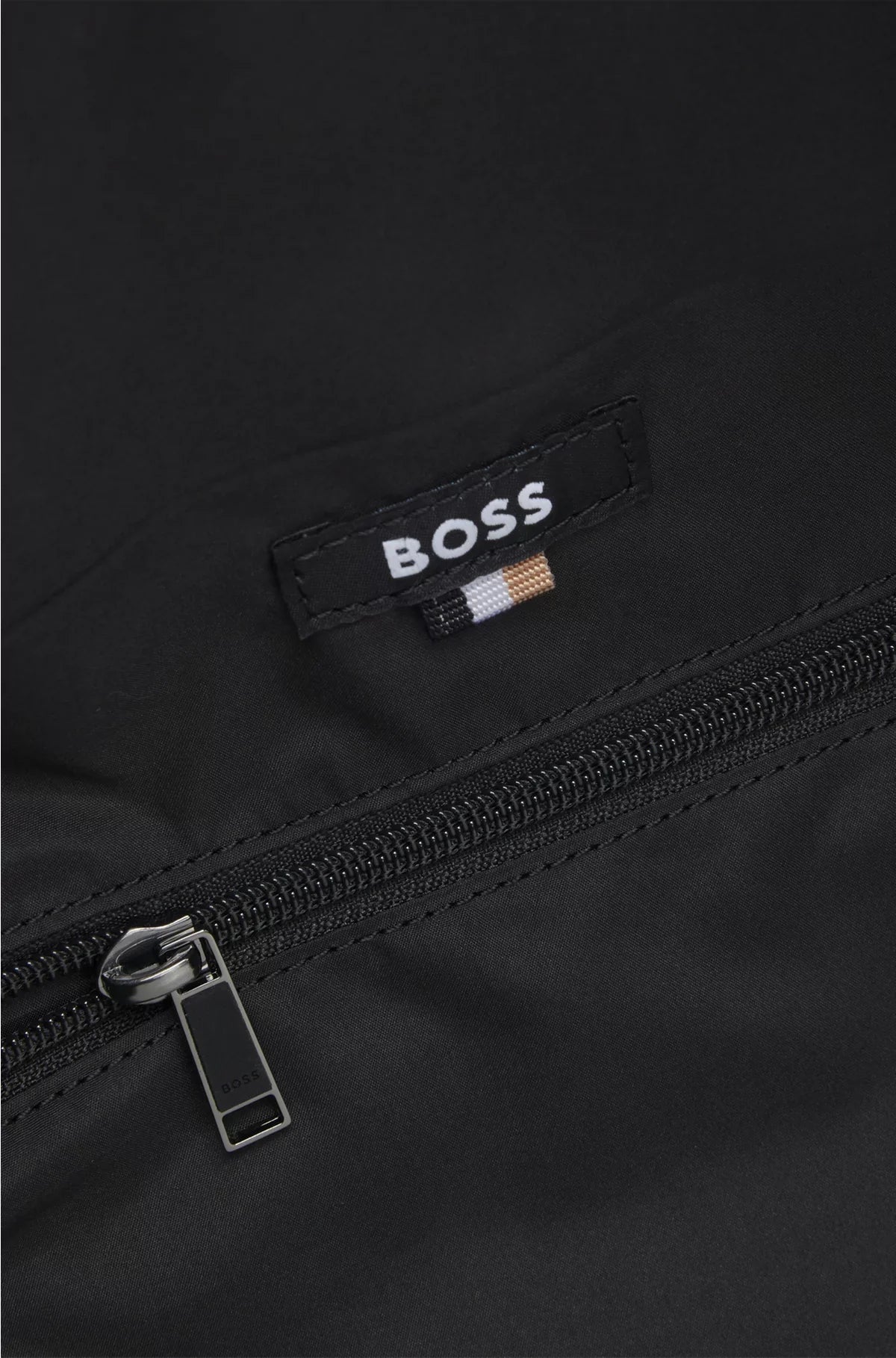 COATED-FABRIC HOLDALL WITH LOGO PATCH