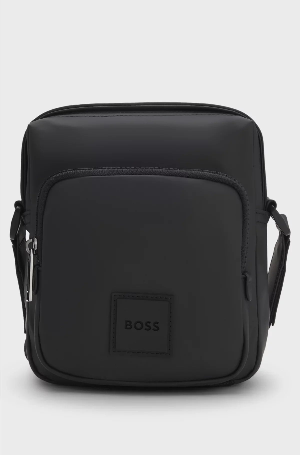 BORSA REPORTER IN TESSUTO SPALMATO CON PATCH LOGO