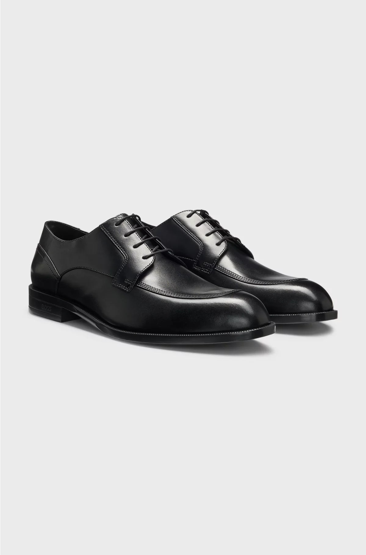 DERBY SHOES IN LEATHER WITH DURABLE OUTSOLE