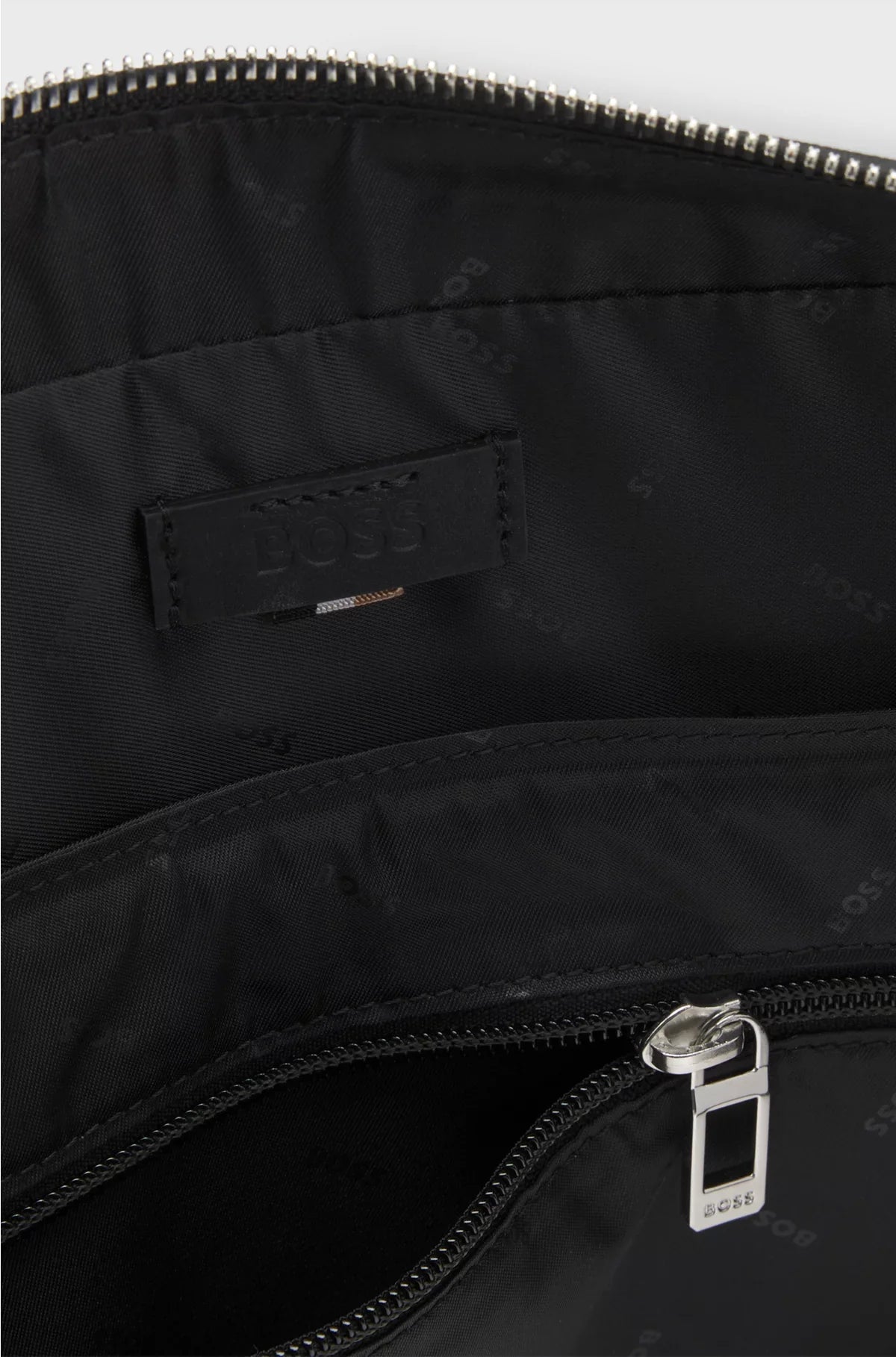 LEATHER DOCUMENT CASE WITH LOGO LETTERING