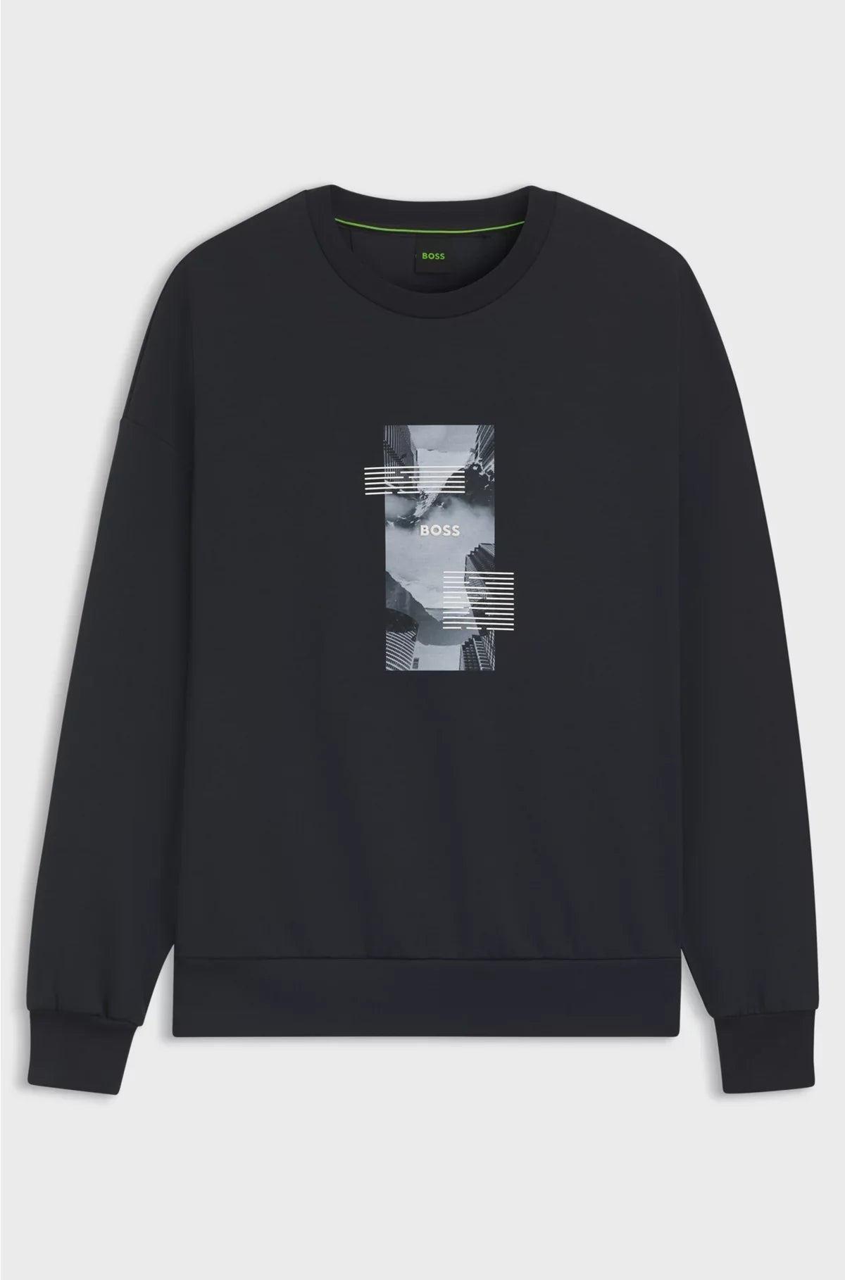 OVERSIZED-FIT COTTON-BLEND SWEATSHIRT WITH PHOTO PRINT