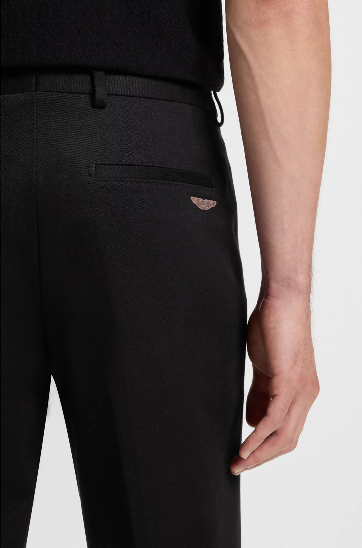 CHINOS IN STRETCH COTTON AND CASHMERE