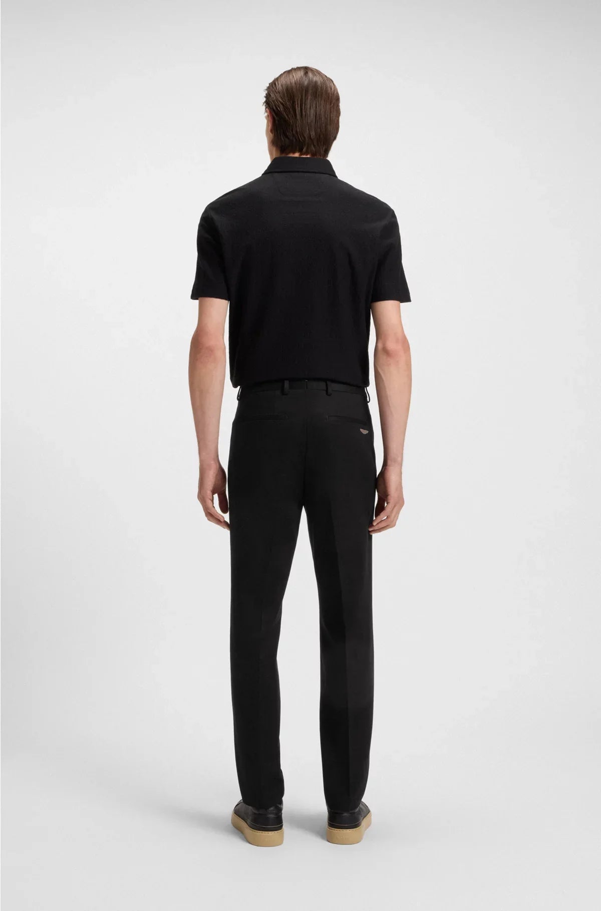 CHINOS IN STRETCH COTTON AND CASHMERE