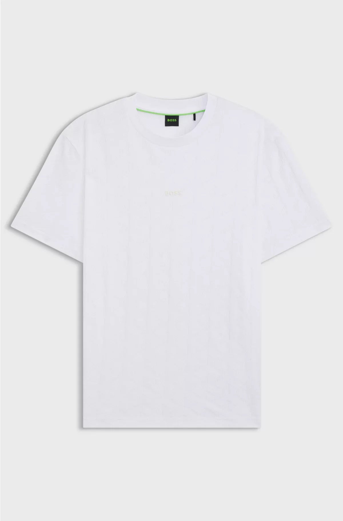 COTTON T-SHIRT WITH JACQUARD PATTERN
