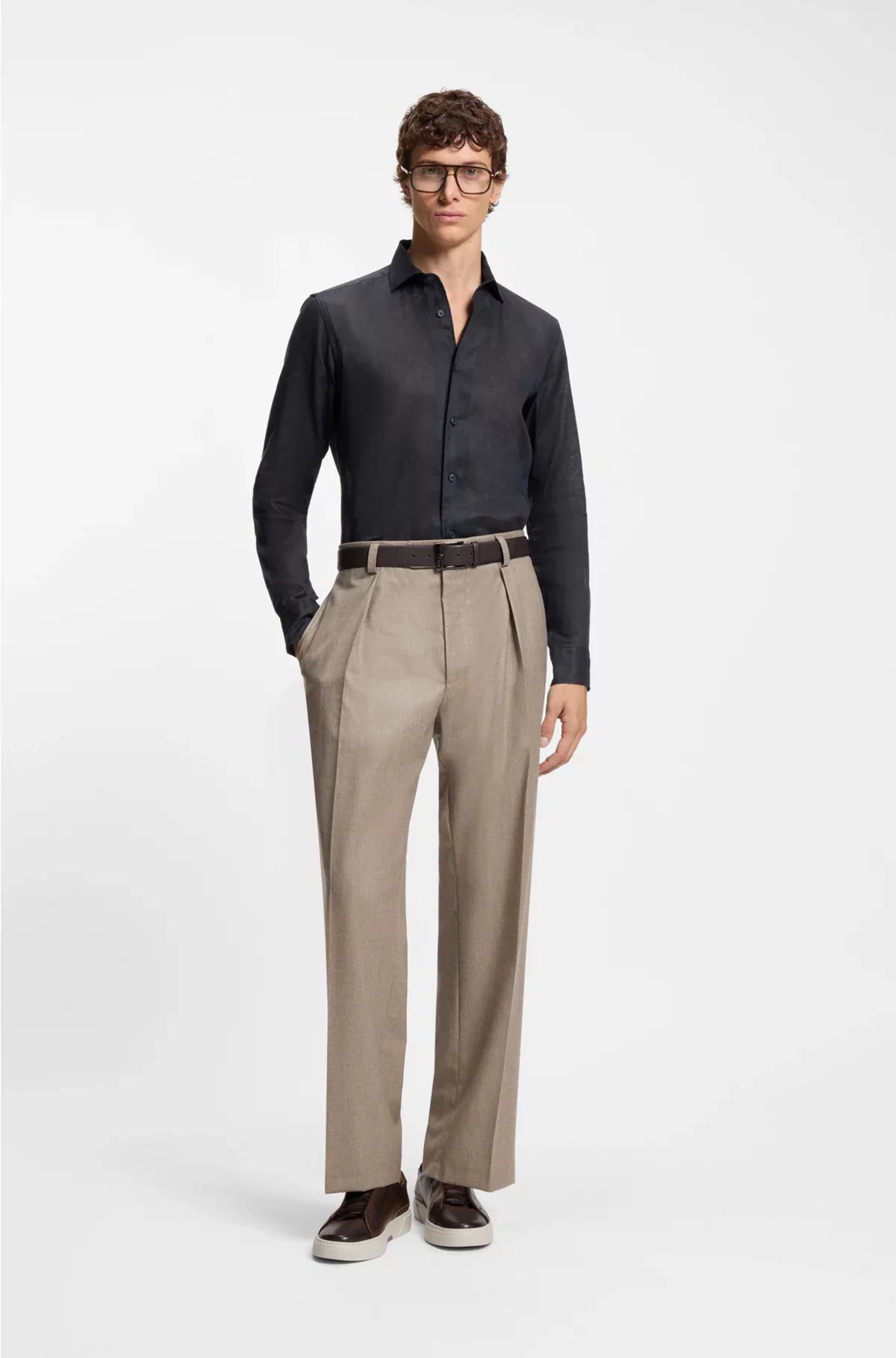 REGULAR-FIT-SHIRT IN LINEN