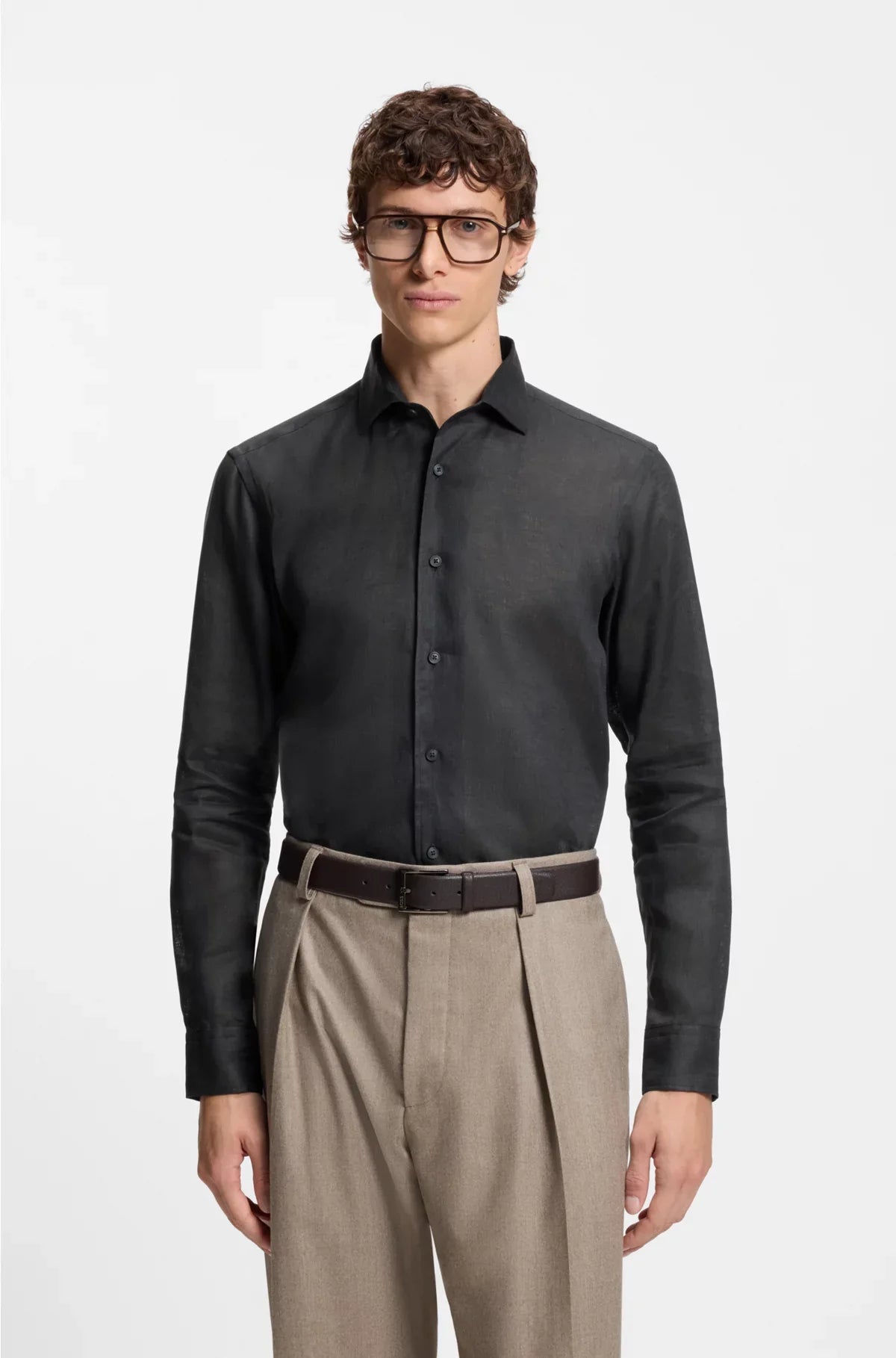 REGULAR-FIT-SHIRT IN LINEN
