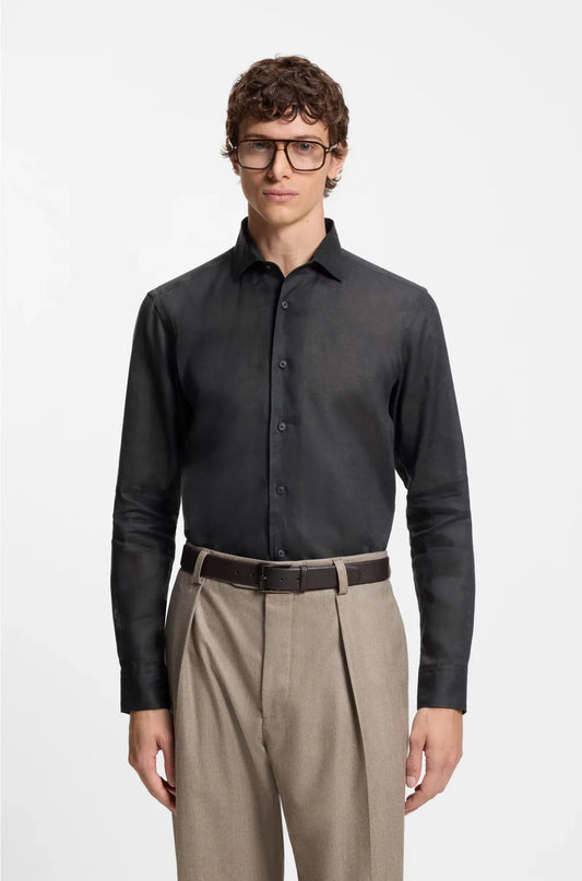 REGULAR-FIT-SHIRT IN LINEN